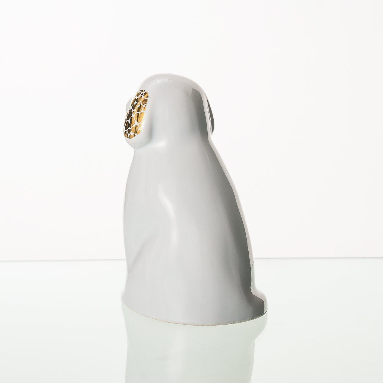 "Cuddle" Pet Urn for Dog - White | Ceramic | Handmade - Pulvis Art Urns