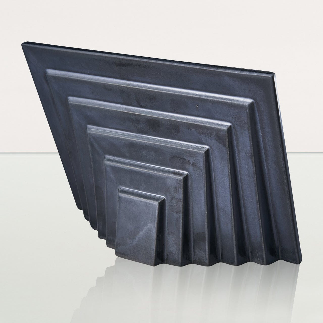 Dog Cremation Urn for Ashes - Dark Matte | Ceramic | Handmade Pet Urn - Pulvis Art Urns