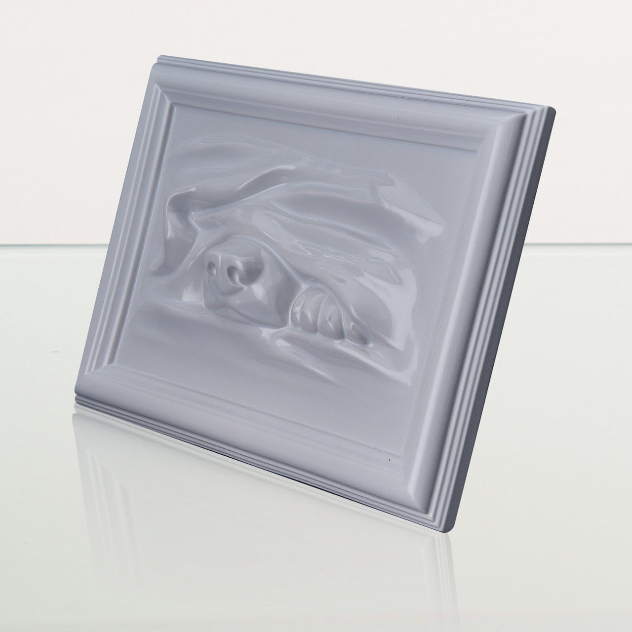 Dog Cremation Urn for Ashes - White | Ceramic | Handmade Pet Urn - Pulvis Art Urns