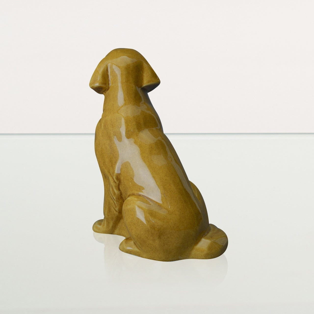 Golden Retriever Pet Urn - Yellow | Ceramic Dog Urn - Pulvis Art Urns