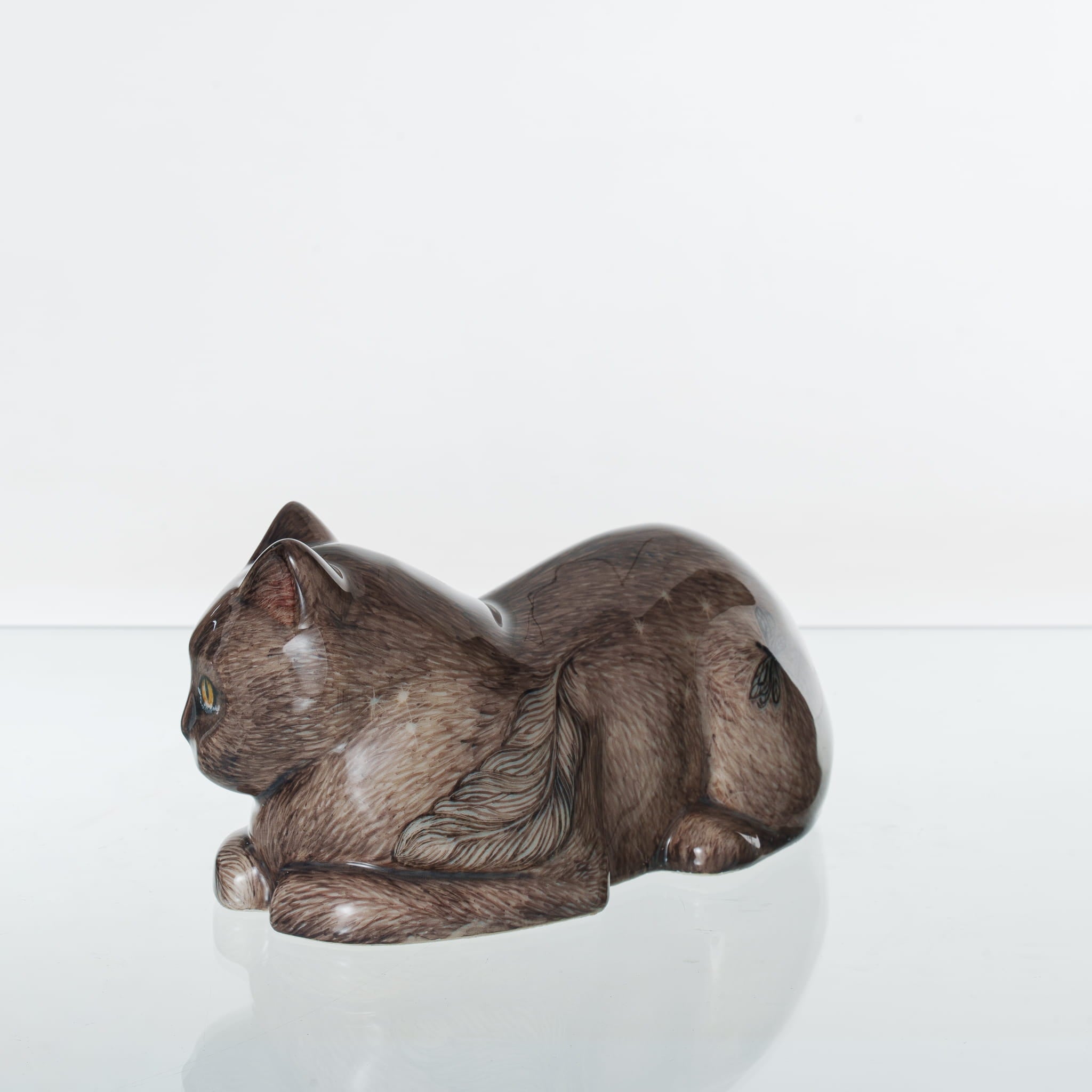 Pulvis Art Urns Pet Urn Hand Decorated Cat Urn for Ashes " Dream Catcher" - Ceramic | Handmade Pet Urn