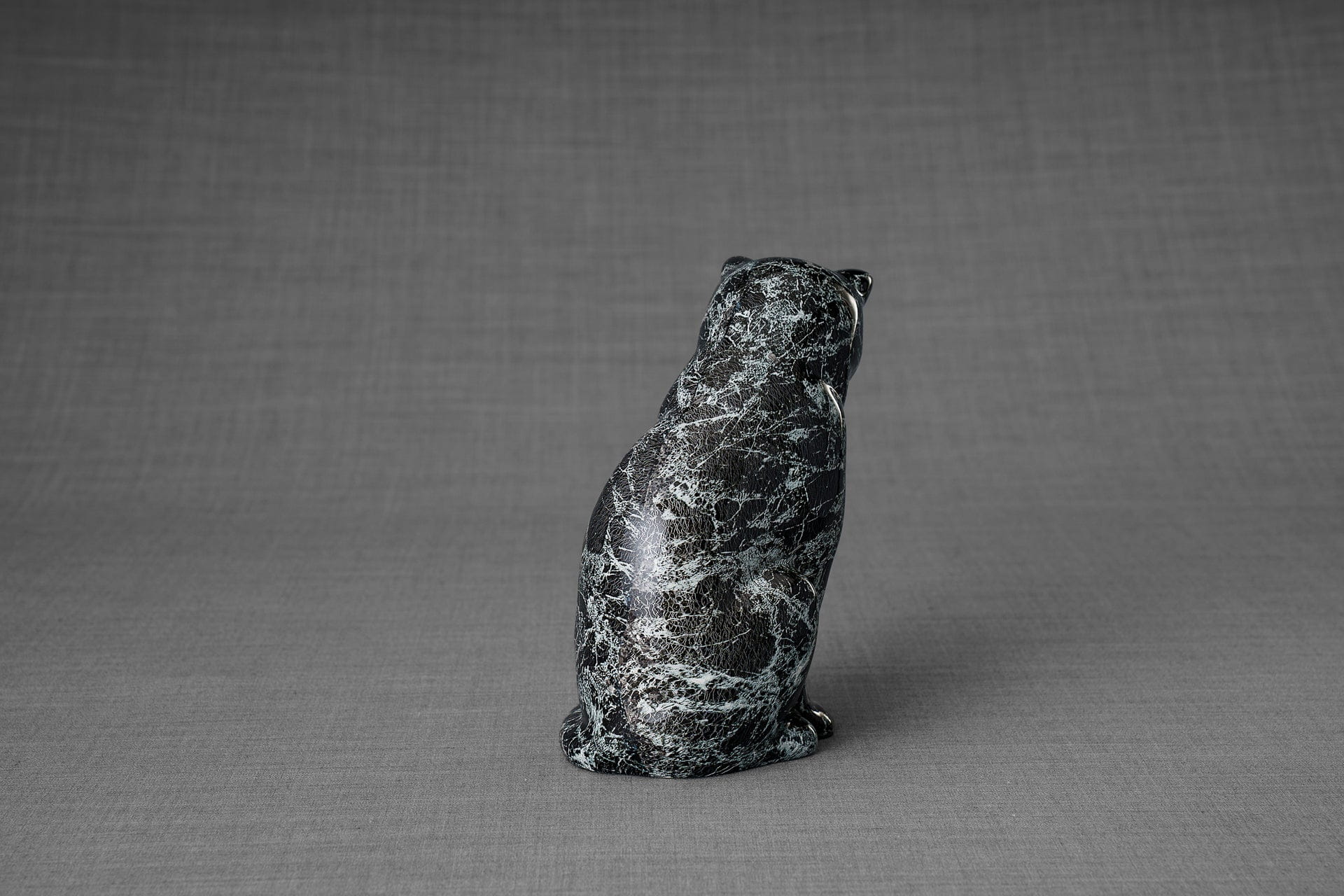 HydroGraphics Mini Pet Urn "Neko - Cosmos" - Ceramic | Hydro Dipping - Pulvis Art Urns