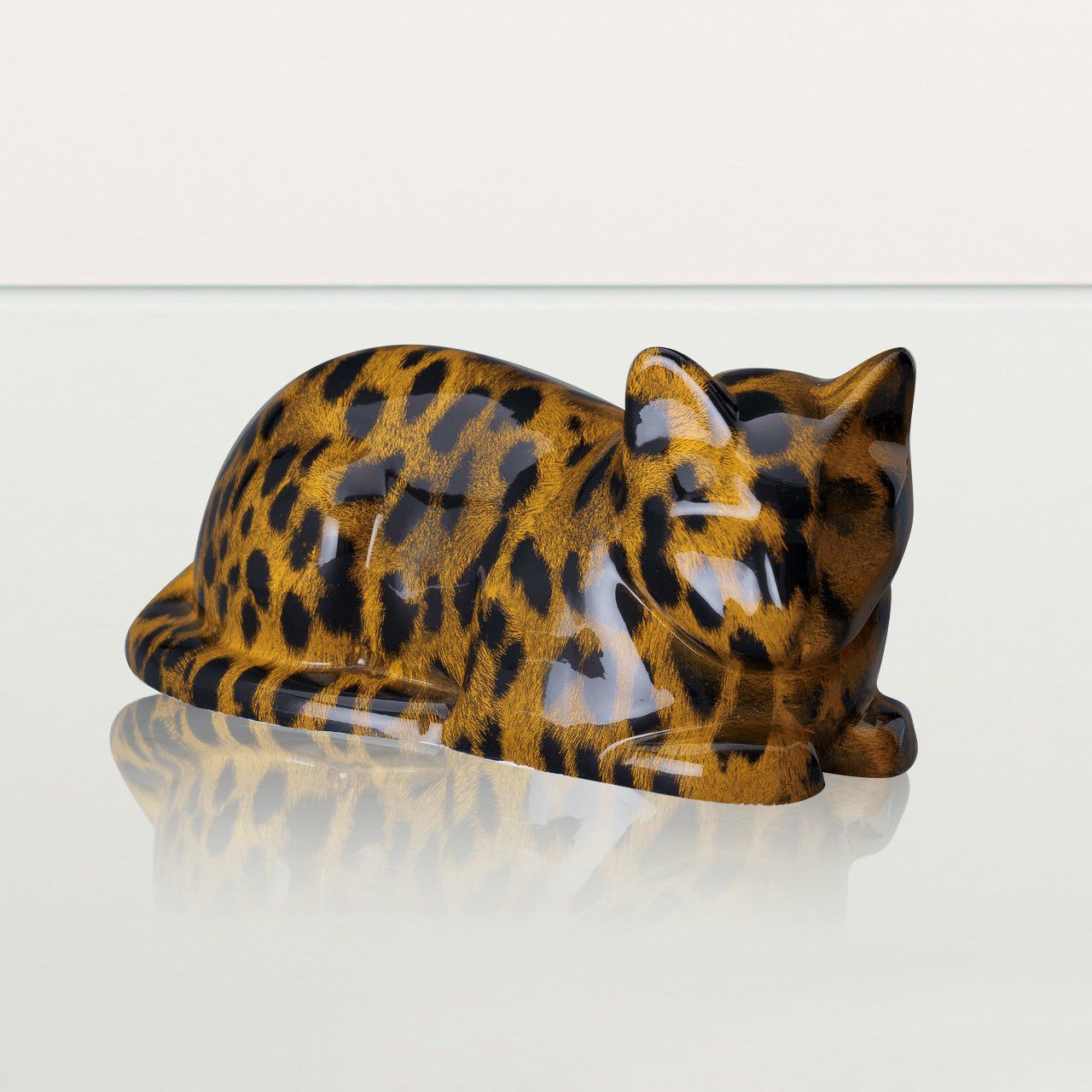 HydroGraphics Pet Urn For Cat | Spotted Light | Ceramic - Pulvis Art Urns