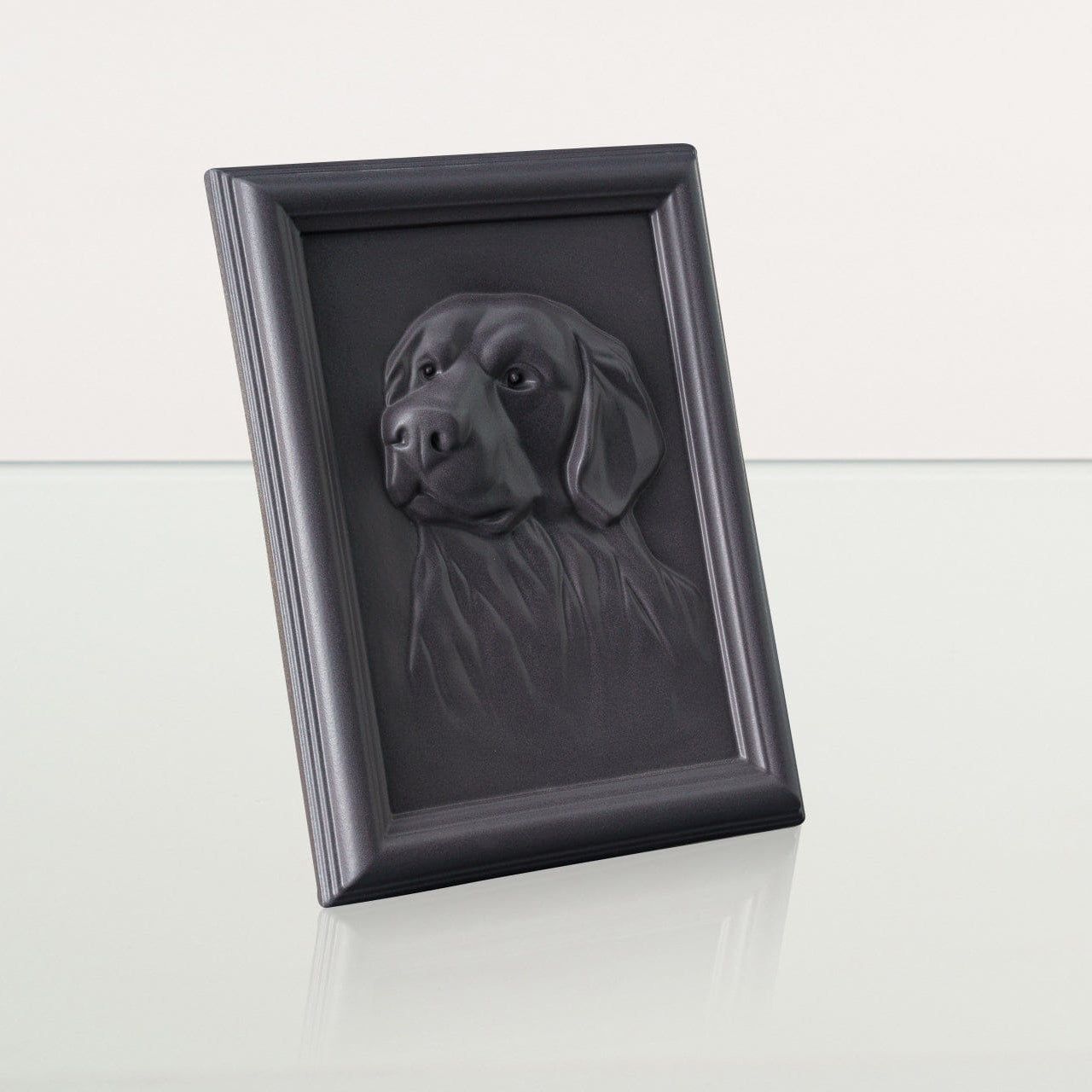Labrador Pet Urn for Ashes - Grey Matte | Ceramic | Handmade Pet Urn - Pulvis Art Urns
