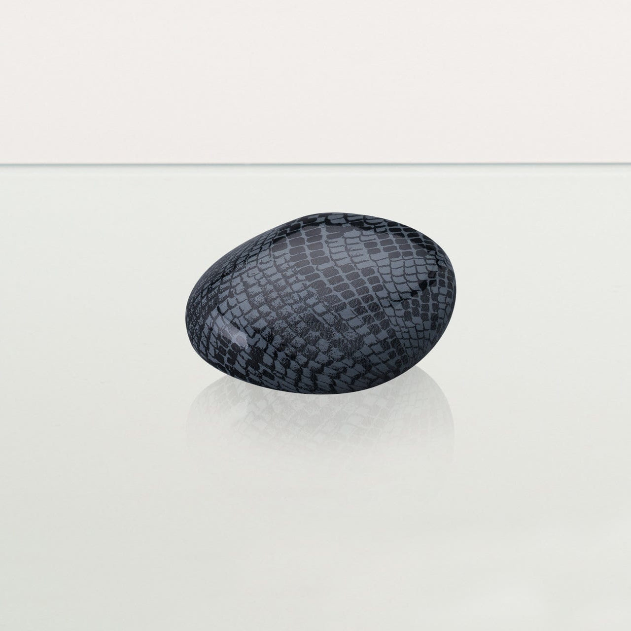 Mini Reptile Urn - Dark Blue | Ceramic | HydroGraphics - Pulvis Art Urns