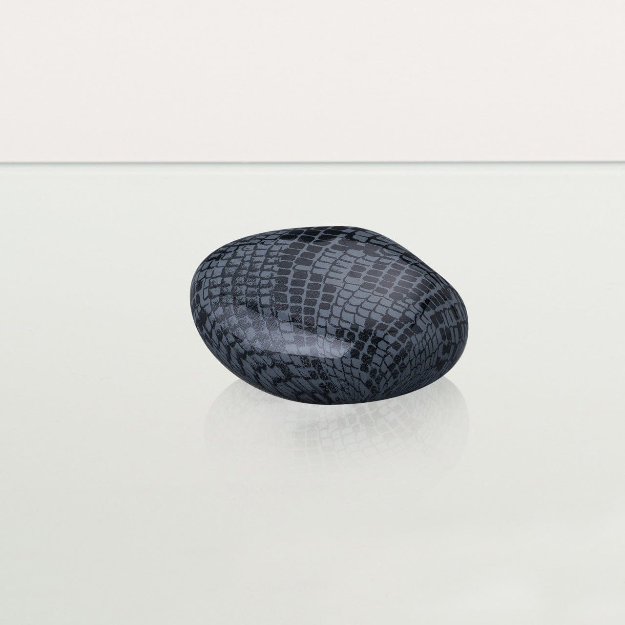 Mini Reptile Urn - Dark Blue | Ceramic | HydroGraphics - Pulvis Art Urns