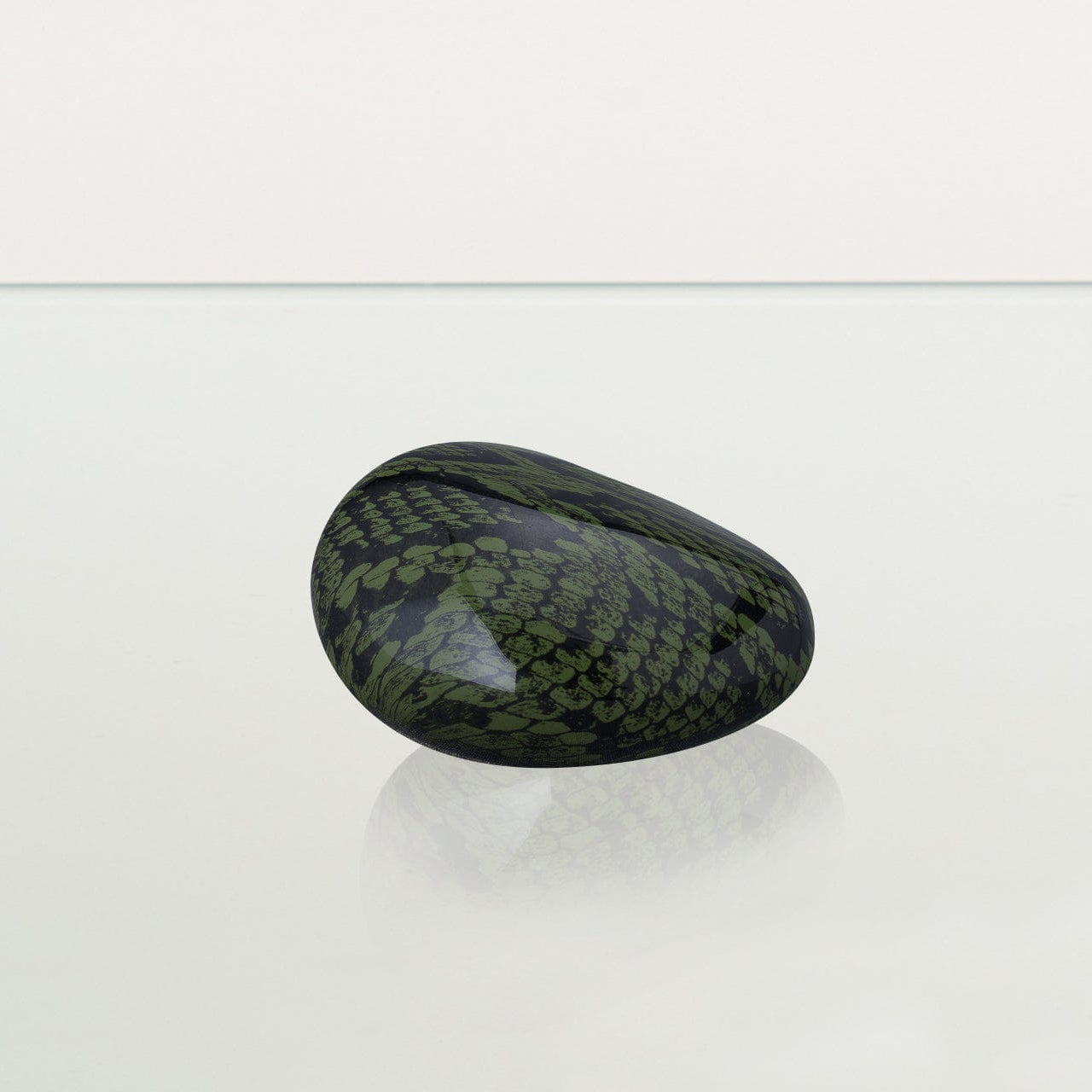 Mini Reptile Urn - Dark Green | Ceramic | HydroGraphics - Pulvis Art Urns