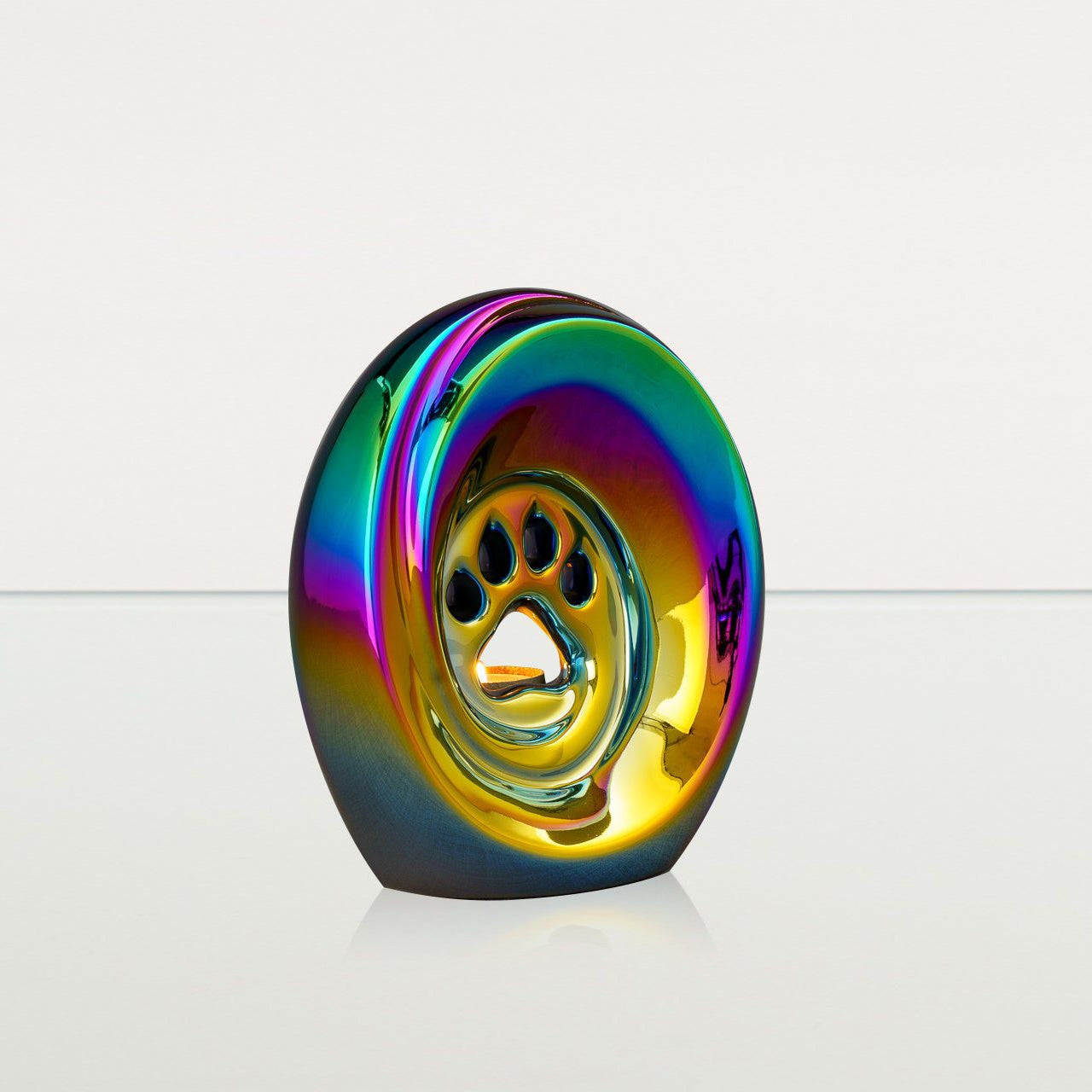 Paw Pet Urn for Ashes - Titanized | Ceramic | Handmade Pet Urn - Pulvis Art Urns