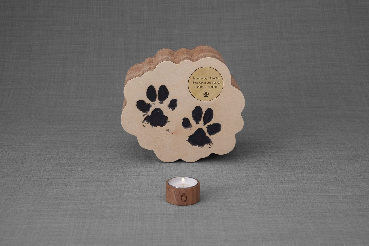 Pulvis Art Urns Pet Urn Paws from Heaven Pet Urn - Plywood | Handmade