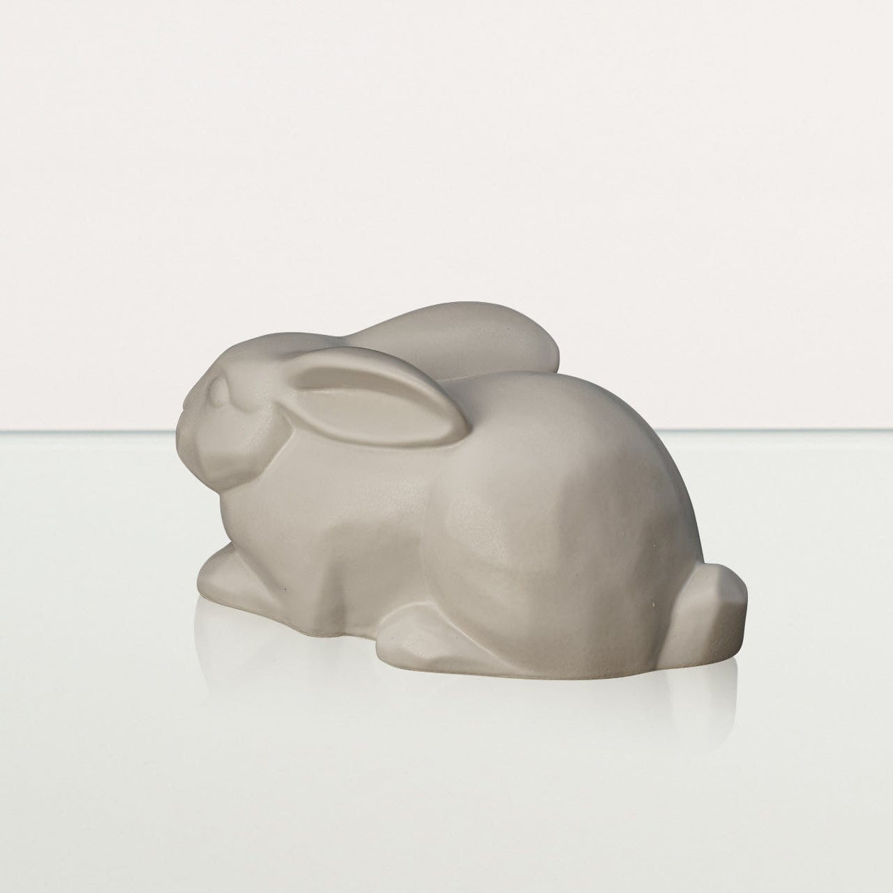 Rabbit Urn For Ashes - White Matte | Ceramic Bunny Urn - Pulvis Art Urns