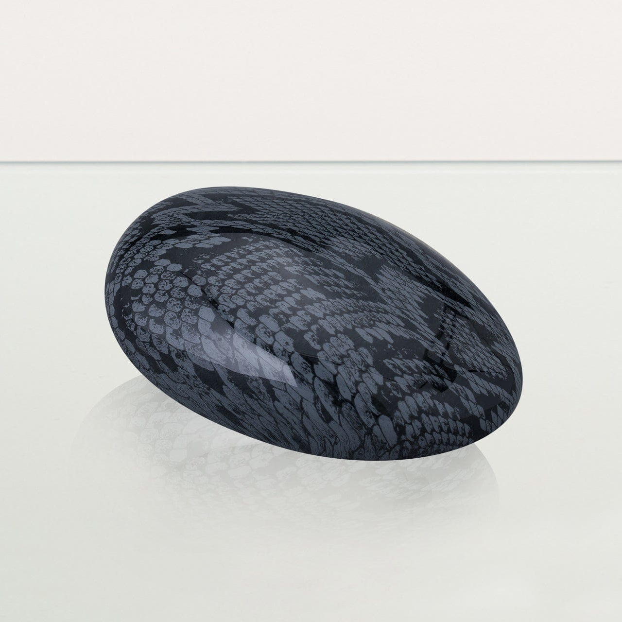 Reptile Pet Urn - Cobalt Blue | Ceramic | HydroGraphics - Pulvis Art Urns