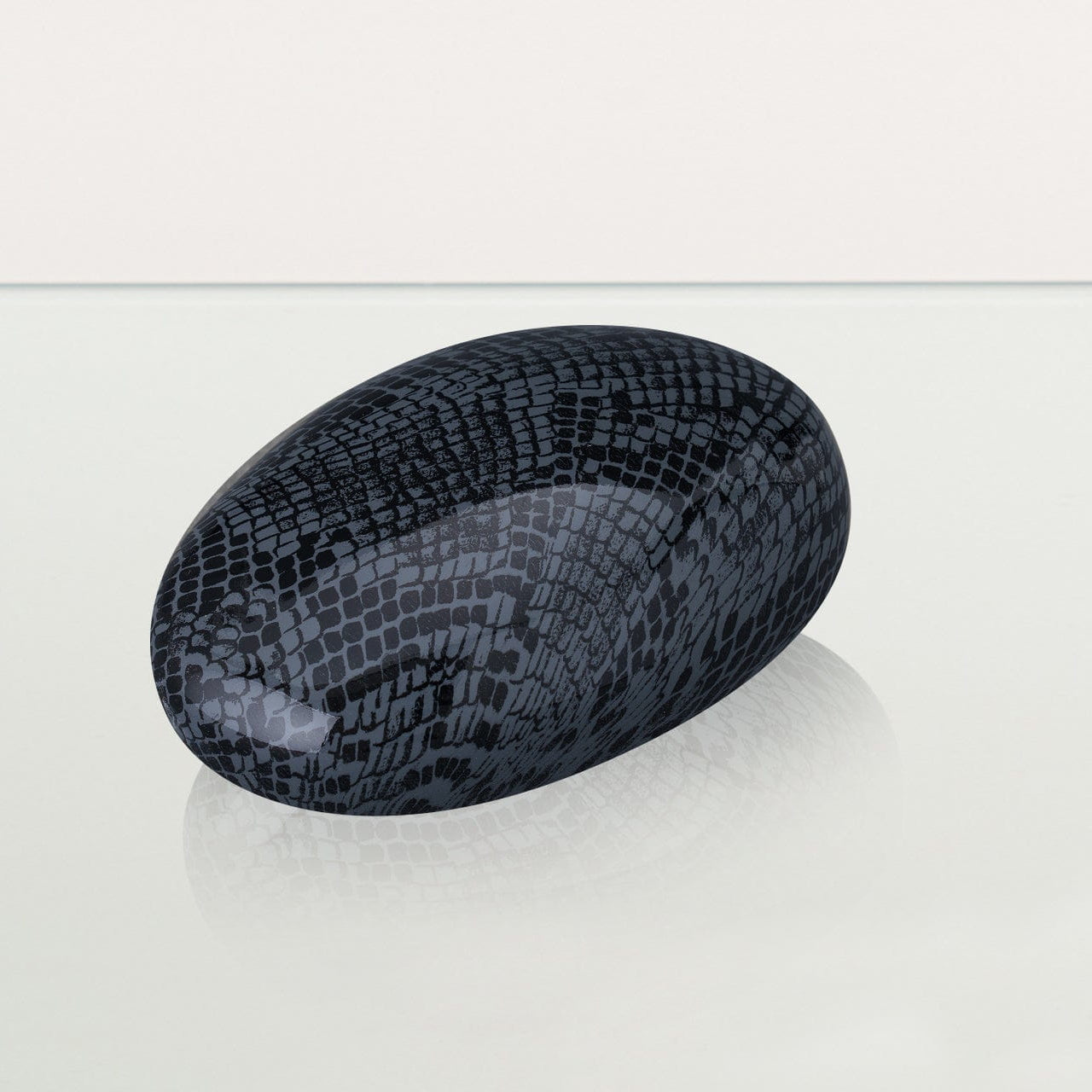 Reptile Pet Urn - Dark Blue | Ceramic | HydroGraphics - Pulvis Art Urns