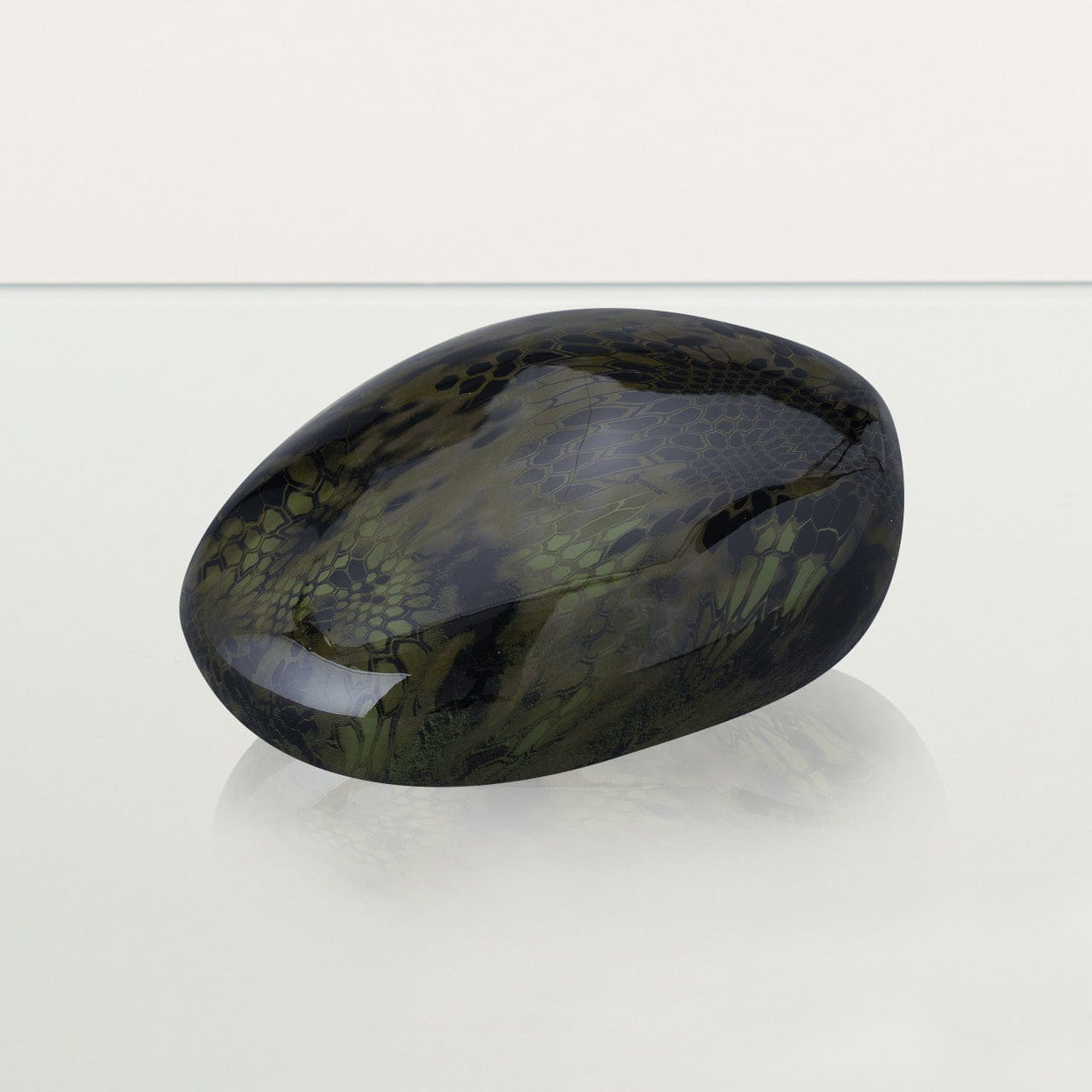 Reptile Pet Urn - Dark Green | Ceramic | HydroGraphics - Pulvis Art Urns