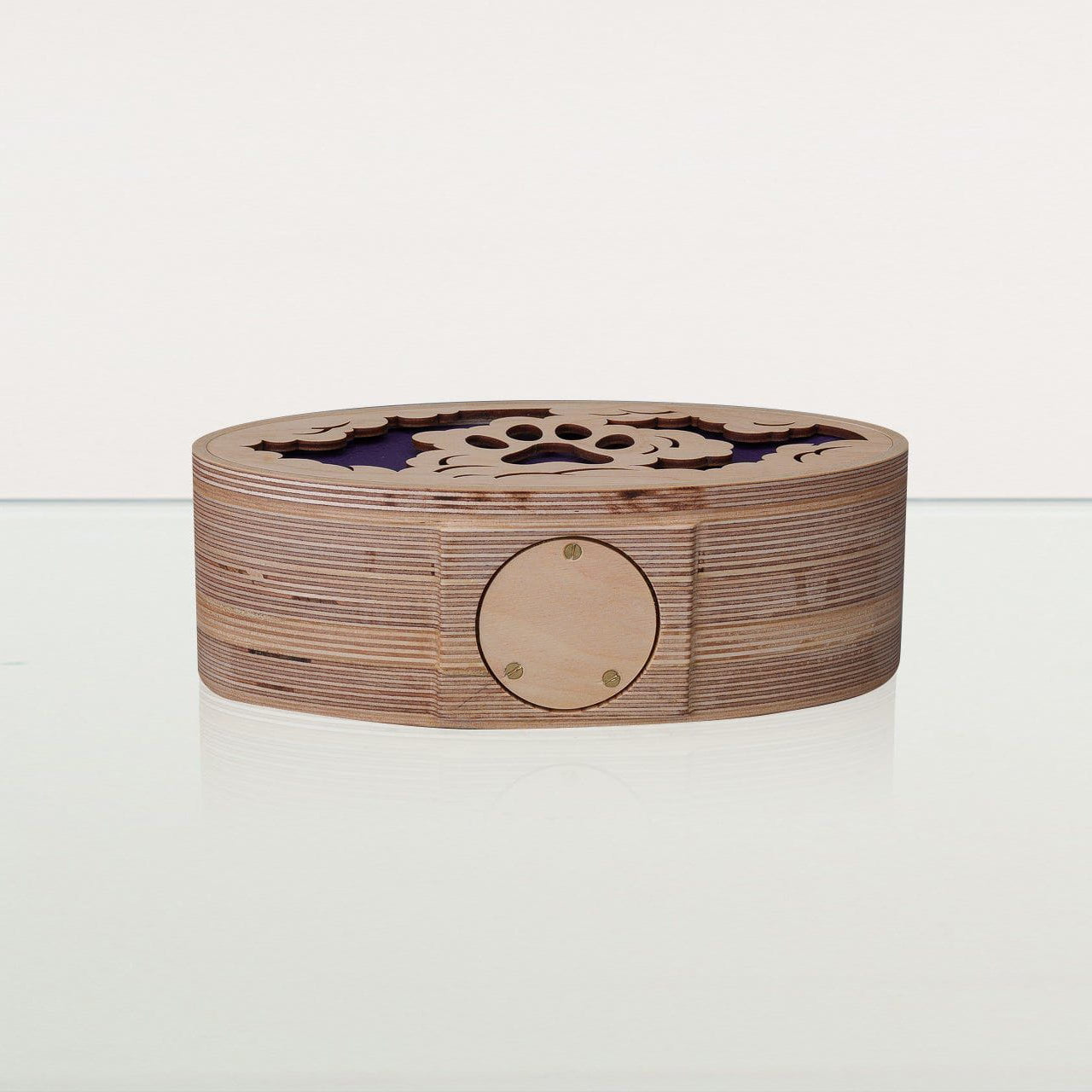 Sky Paw Cremation Urn - Plywood | Handmade Pet Urn - Pulvis Art Urns