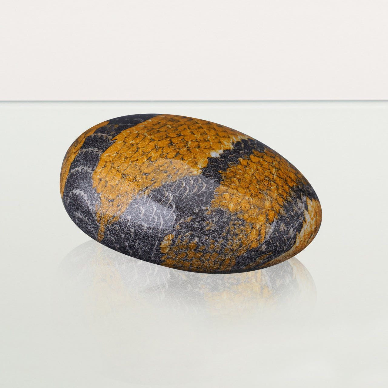 Snake Pet Urn - Yellow | Ceramic | HydroGraphics - Pulvis Art Urns