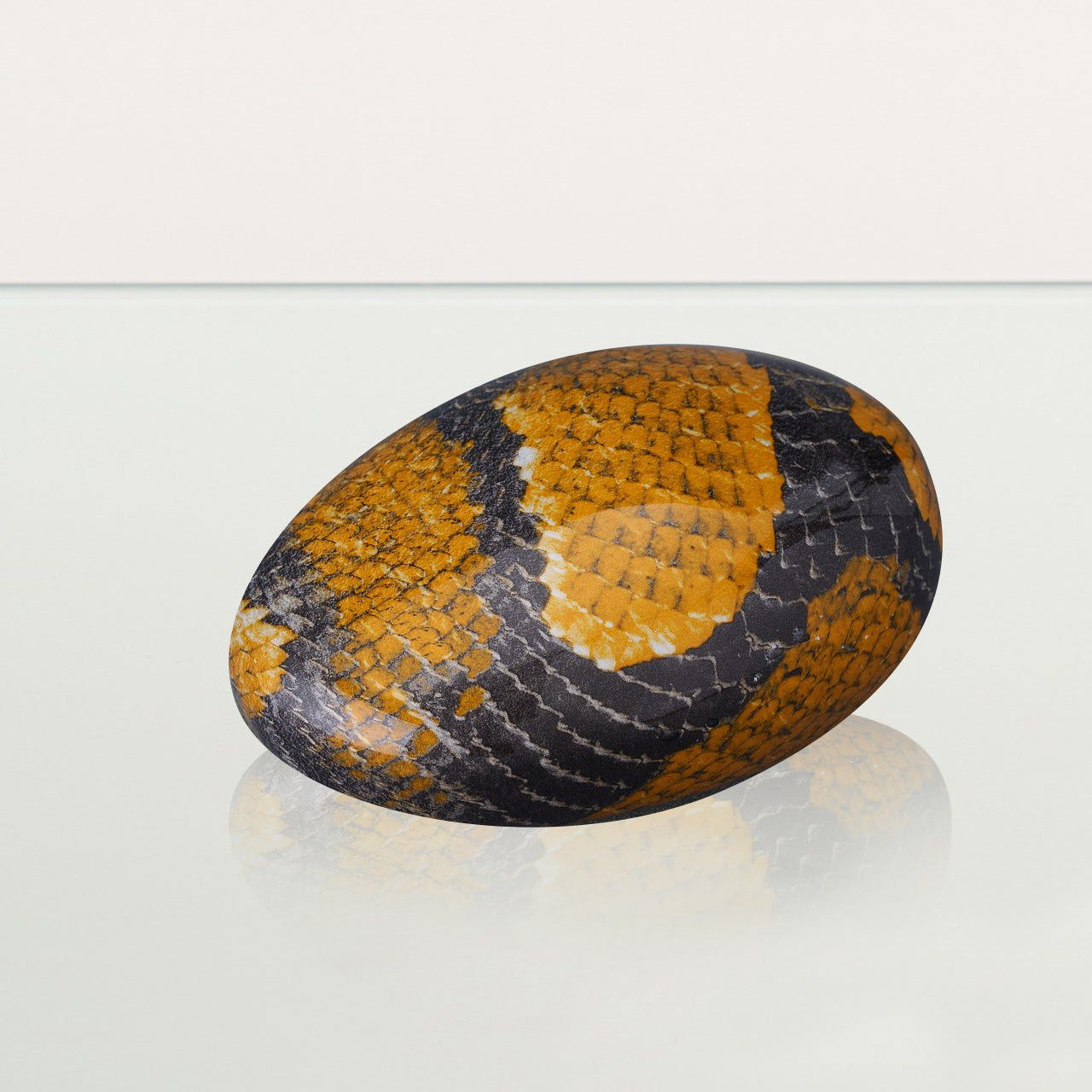 Snake Pet Urn - Yellow | Ceramic | HydroGraphics - Pulvis Art Urns