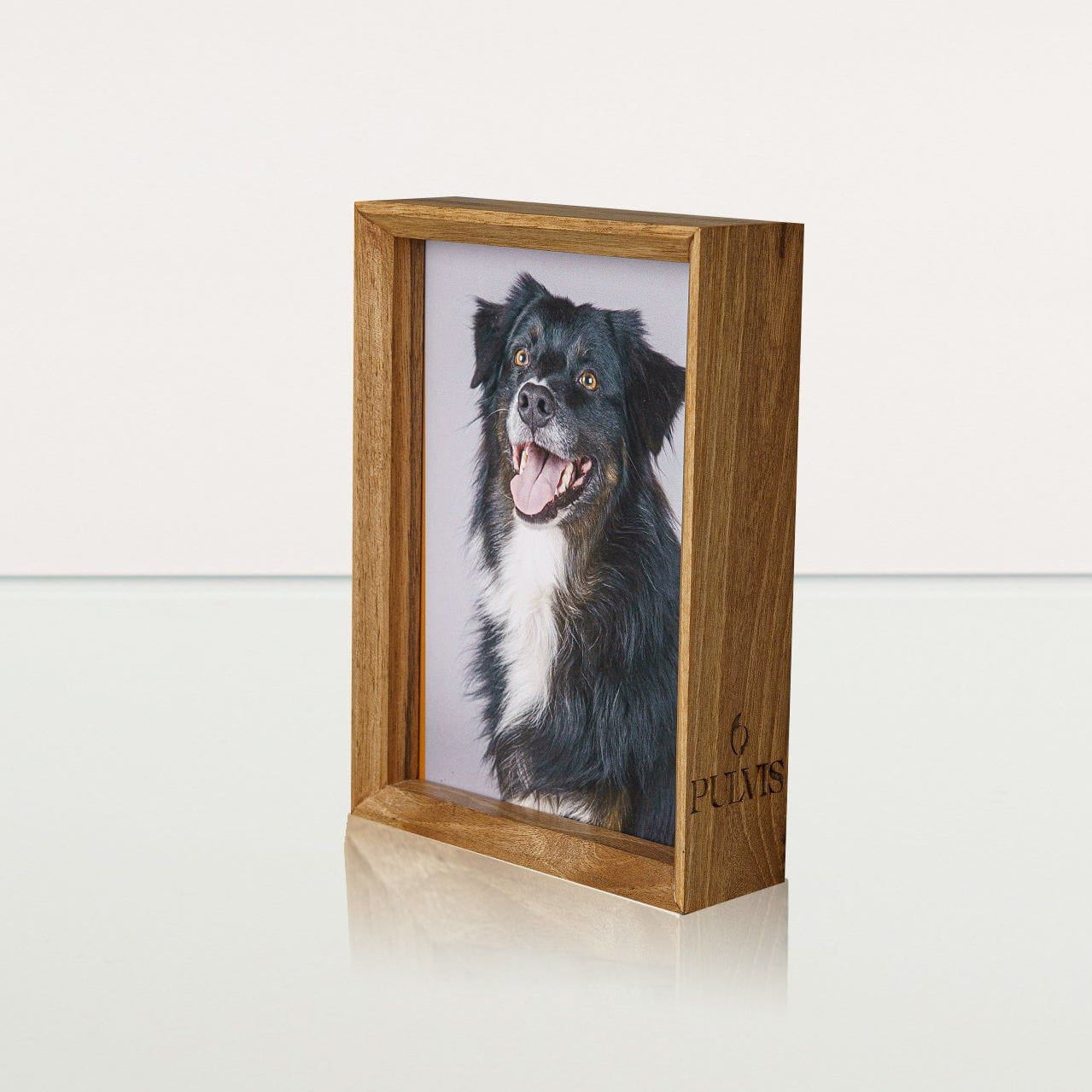 Memorial Picture Frame for Pets - Handmade | Genuine Walnut - Pulvis Art Urns