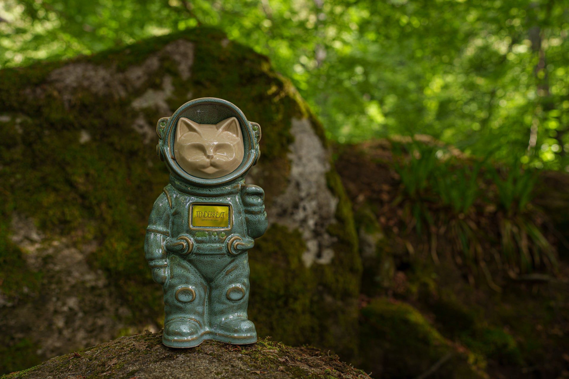 Customizable Pet Cremation Urn - Cat | Ceramic Handmade Figure - Pulvis Art Urns