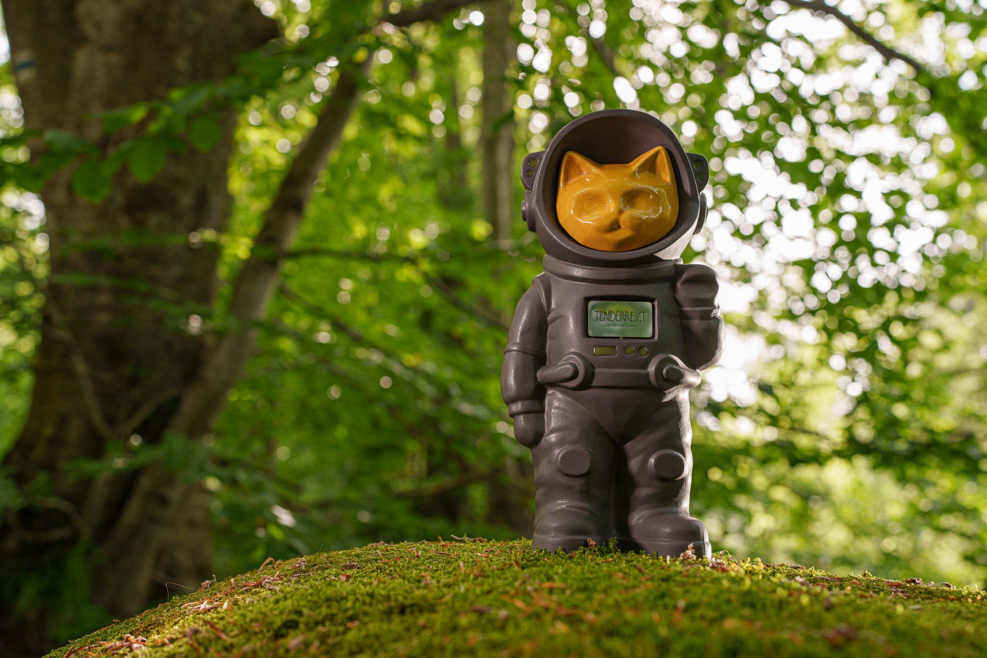 Customizable Pet Cremation Urn - Cat | Ceramic Handmade Figure - Pulvis Art Urns