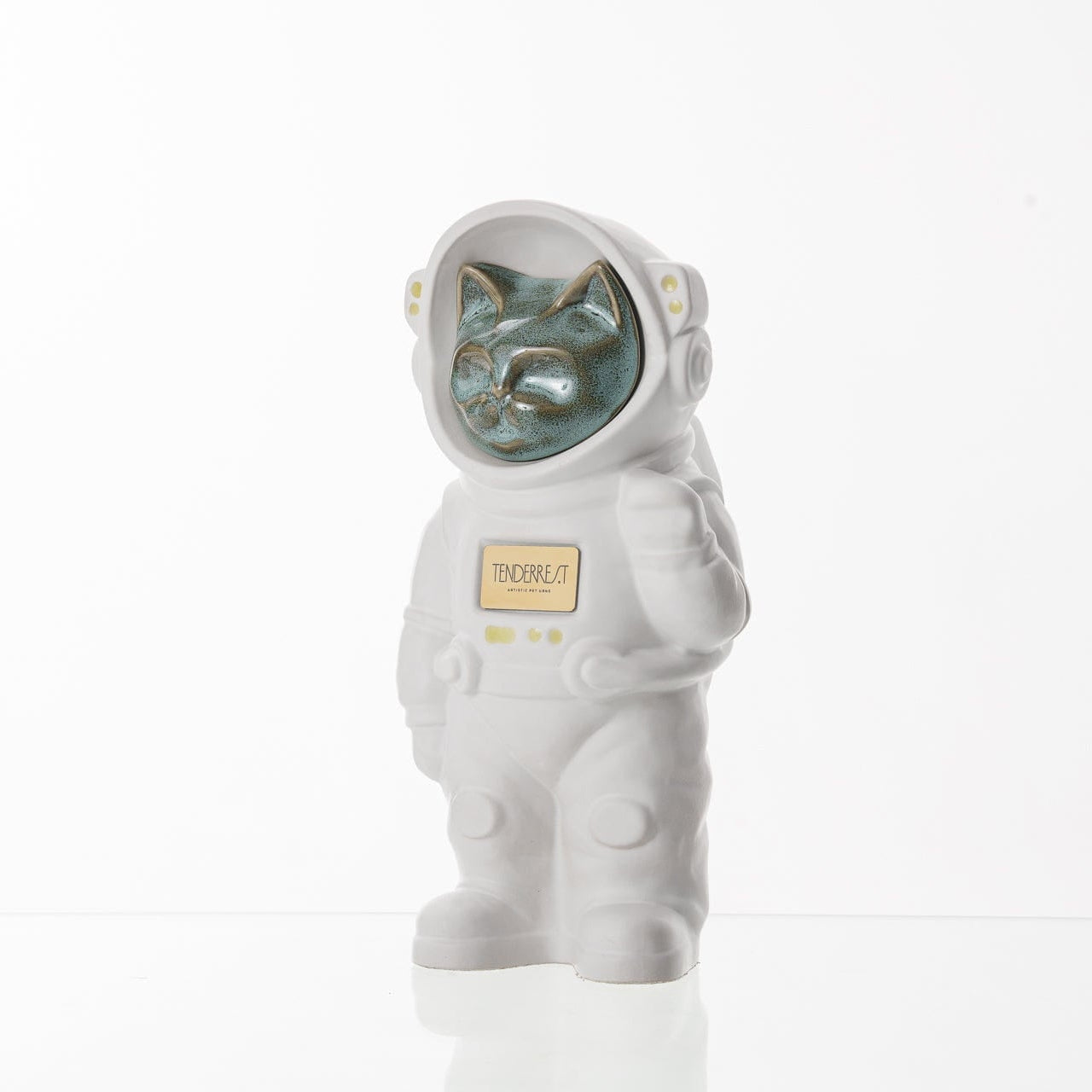 Customizable Pet Cremation Urn - Cat | Ceramic Handmade Figure - Pulvis Art Urns