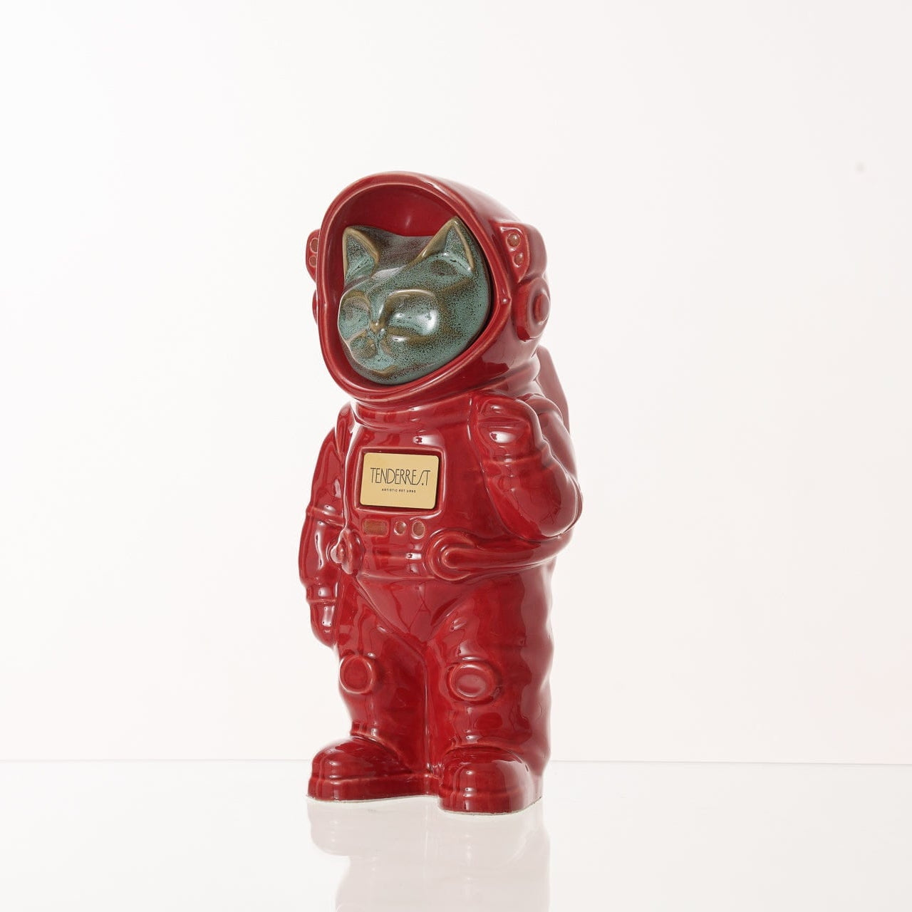 Customizable Pet Cremation Urn - Cat | Ceramic Handmade Figure - Pulvis Art Urns