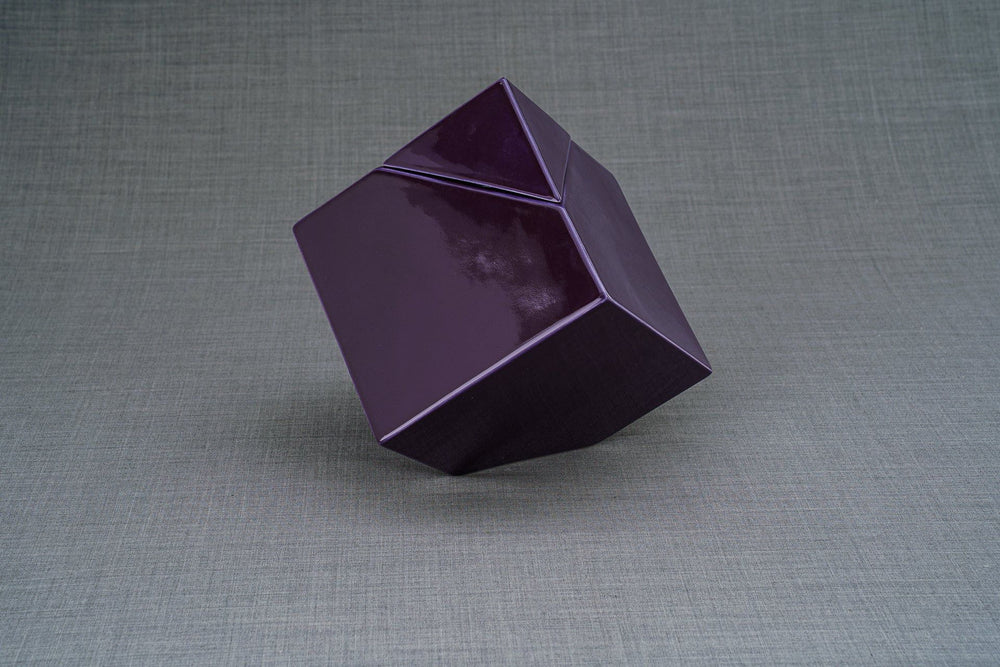 
                  
                    Pulvis Art Urns Adult Size Urn Abstract Cremation Urn for Ashes - Large | Violet | Ceramic
                  
                
