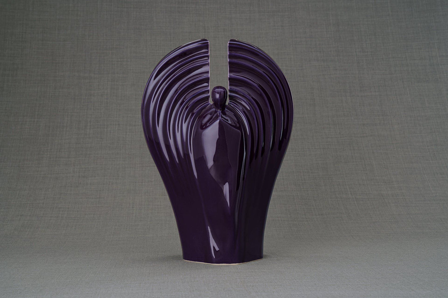 Pulvis Art Urns Adult Size Urn Guardian Handmade Cremation Urn for Ashes - Large | Violet | Ceramic