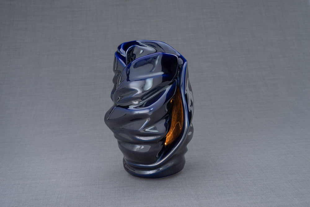 
                  
                    Pulvis Art Urns Adult Size Urn Handmade Cremation Urn for Ashes "Light" - Large | Cobalt Metallic | Ceramic
                  
                