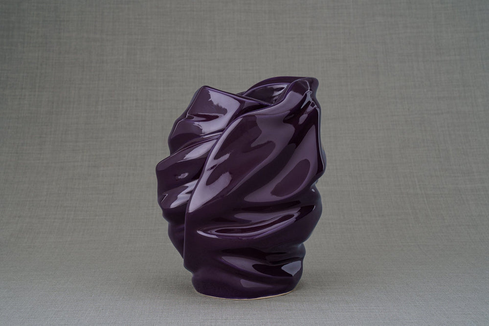 Pulvis Art Urns Adult Size Urn Handmade Cremation Urn for Ashes "Light" - Large | Violet | Ceramic