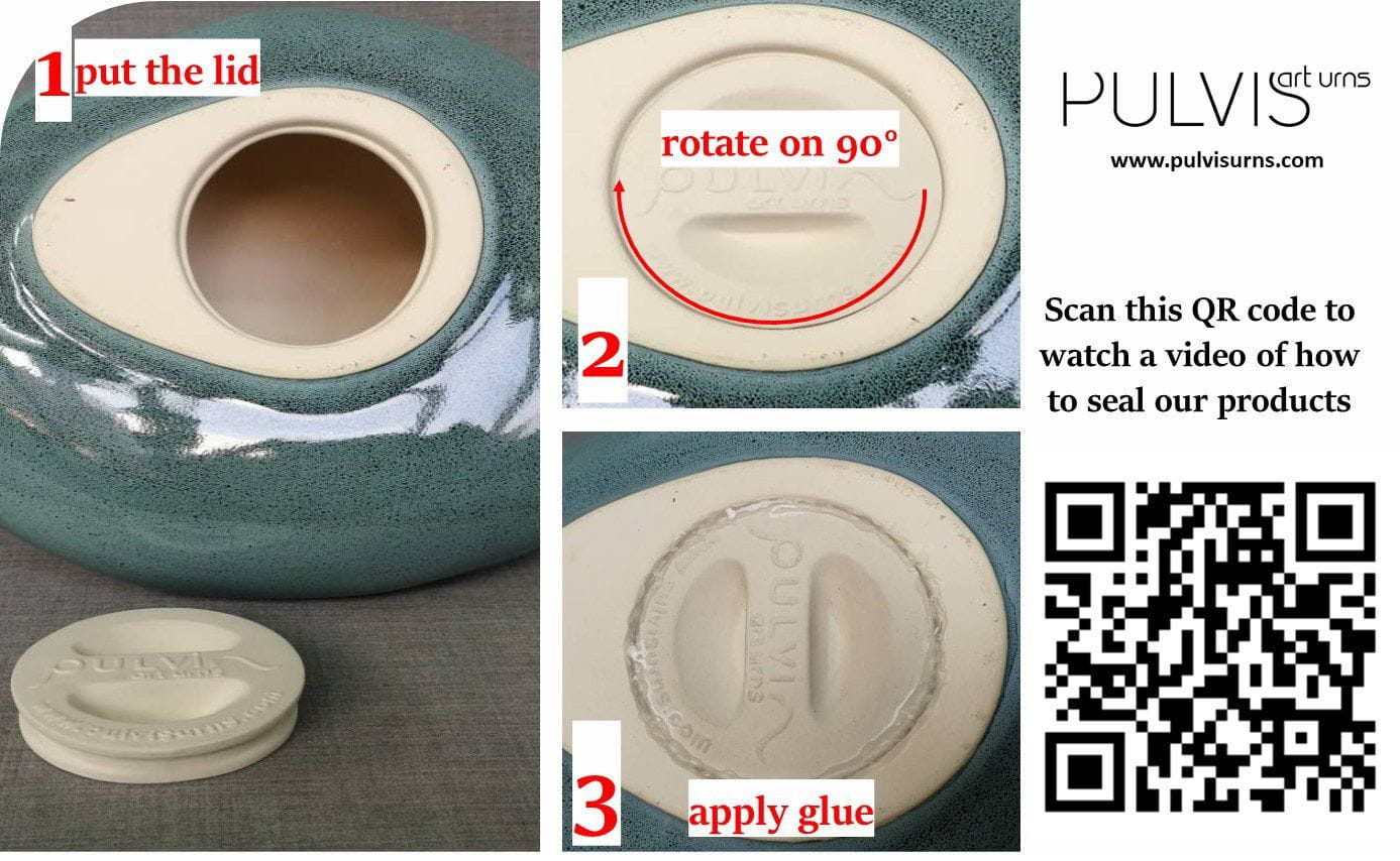 Pulvis Art Urns sealing large urns