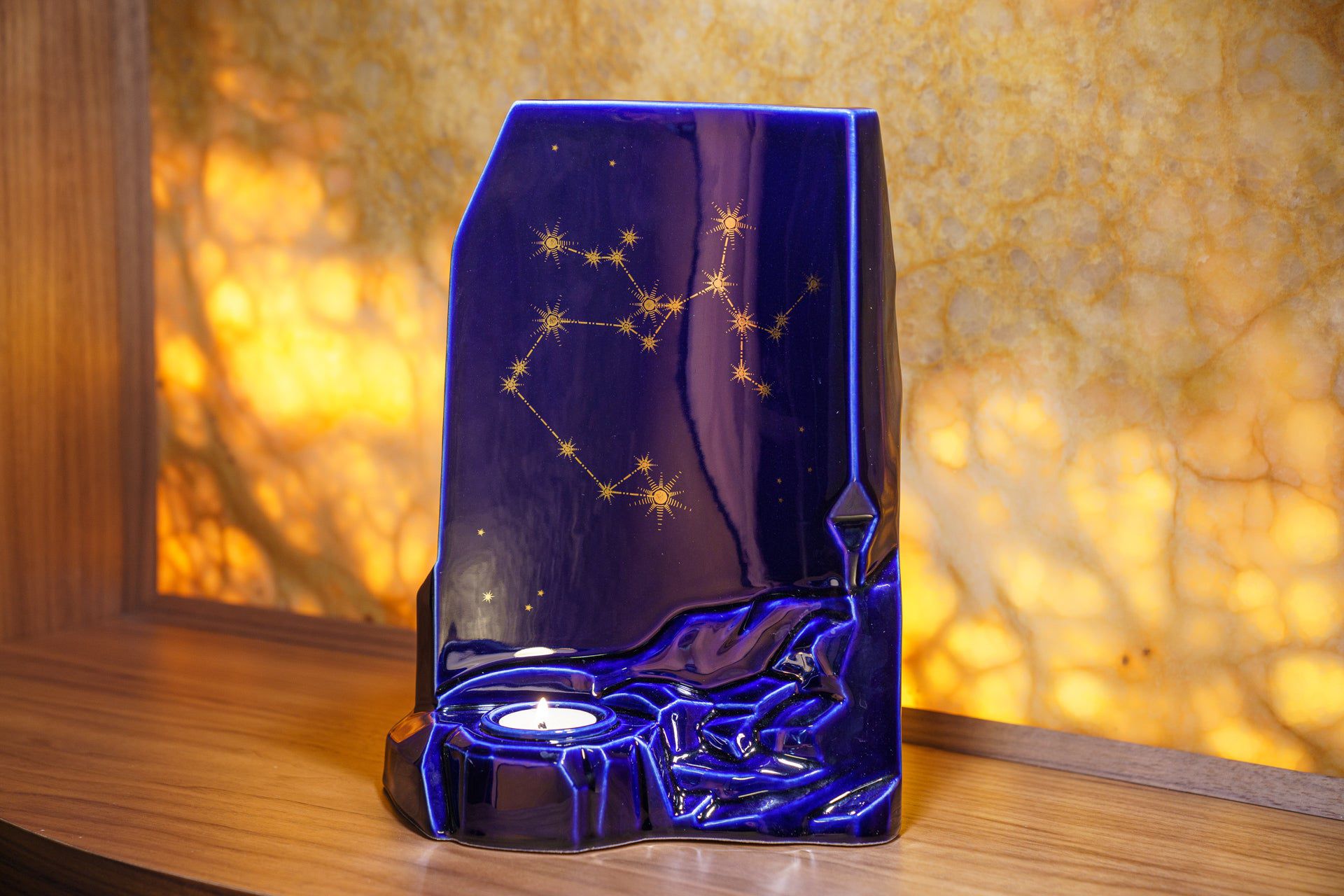 Zodiac Urn for Ashes "Sagittarius" - Large | Star Sign Urn - Pulvis Art Urns