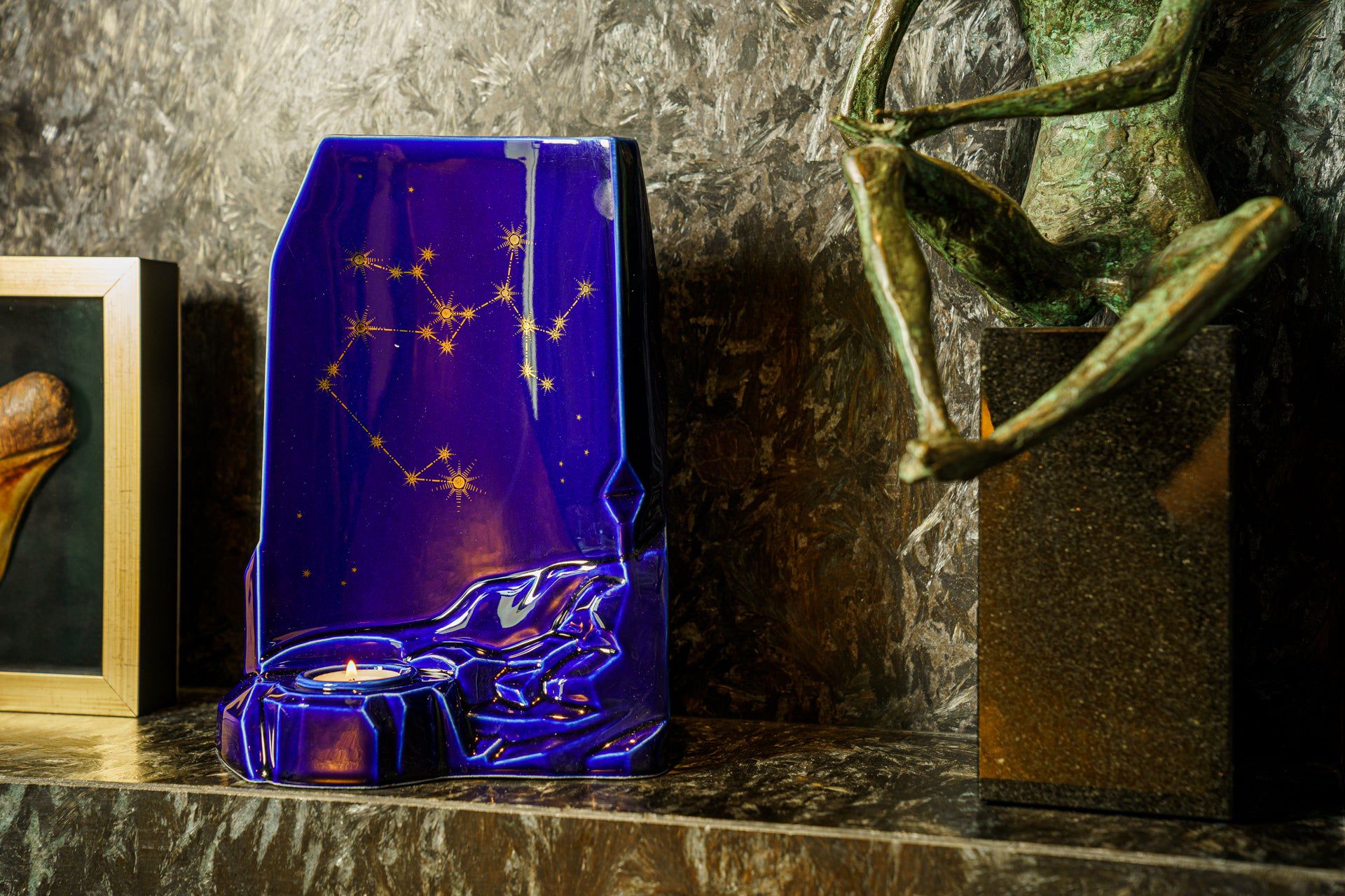 Zodiac Urn for Ashes "Sagittarius" - Large | Star Sign Urn - Pulvis Art Urns