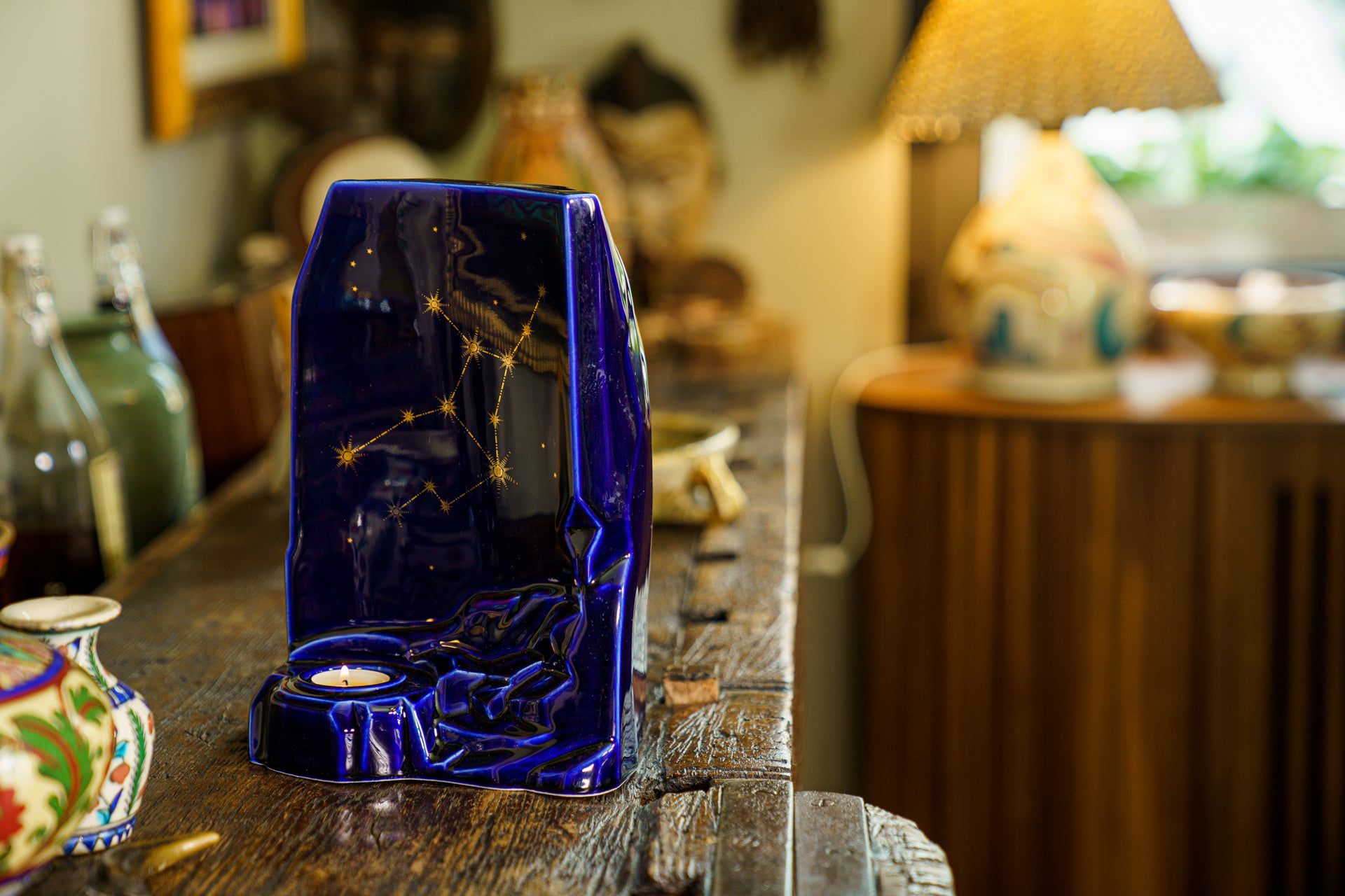 Zodiac Urn for Ashes "Virgo" - Large | Star Sign Urn - Pulvis Art Urns