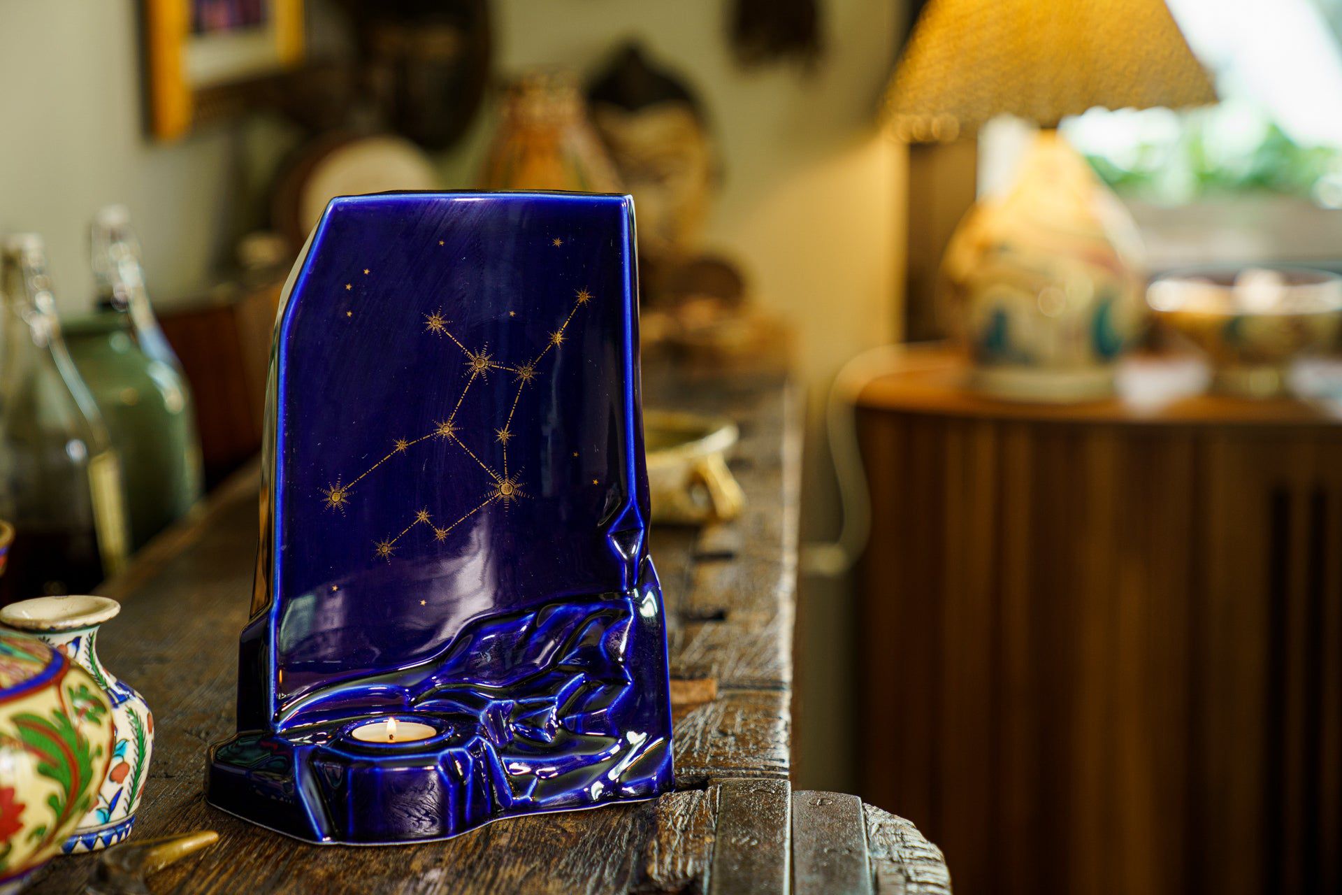 Zodiac Urn for Ashes "Virgo" - Large | Star Sign Urn - Pulvis Art Urns