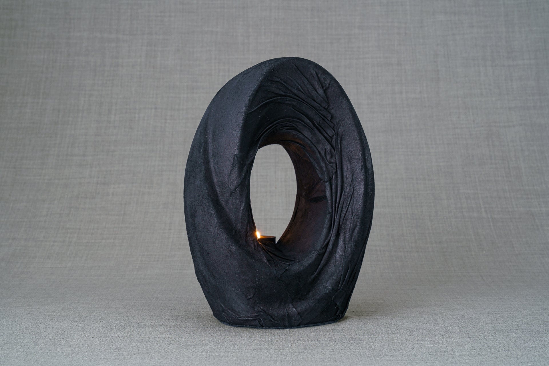 Handmade Cremation Urn for Ashes "The Passage" - Exclusive Leather Edition - Pulvis Art Urns