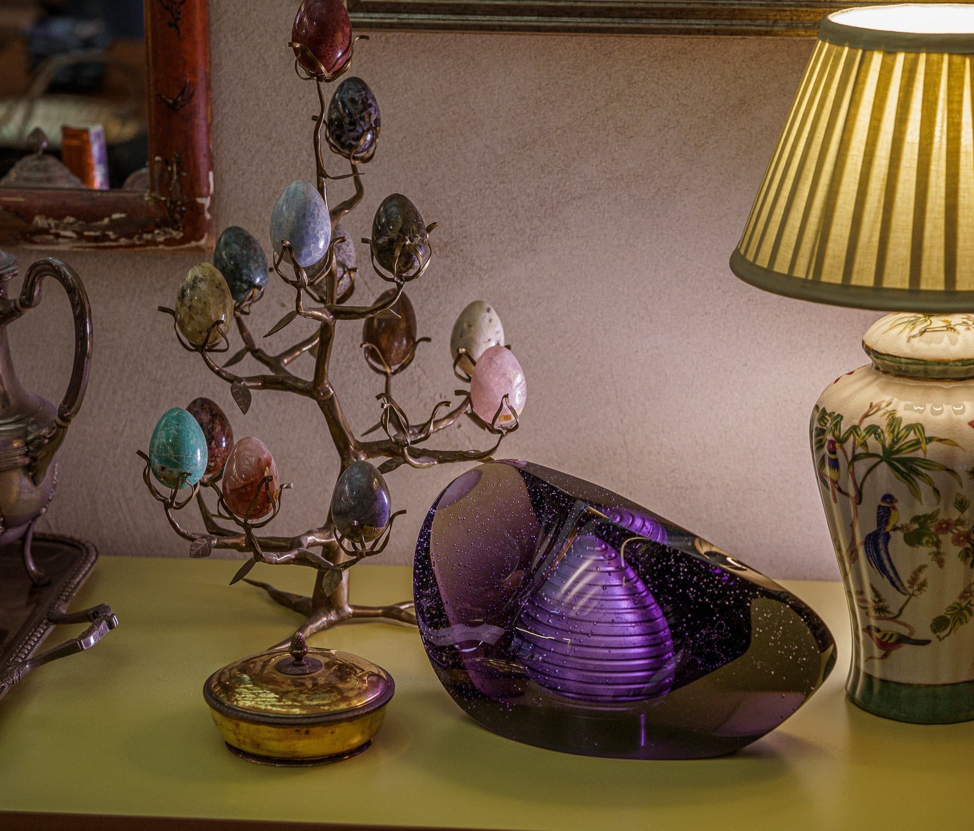 "Piece of time" Exclusive Molded Glass Urn for Ashes - Pulvis Art Urns