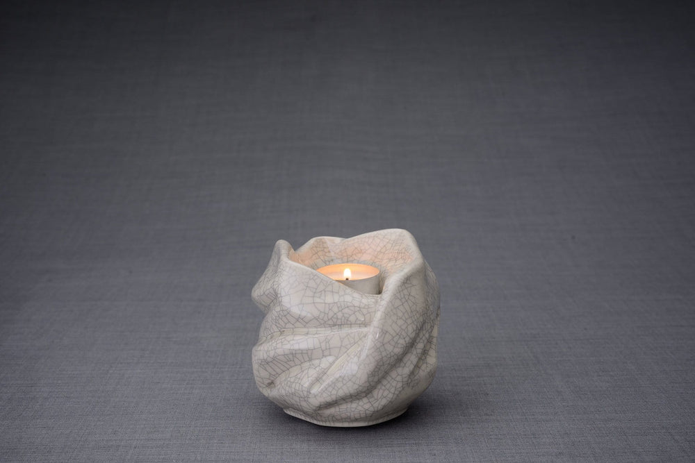 Pulvis Art Urns Keepsake Urn Handmade Cremation Keepsake Urn "Guardian" - Small | Violet | Ceramic