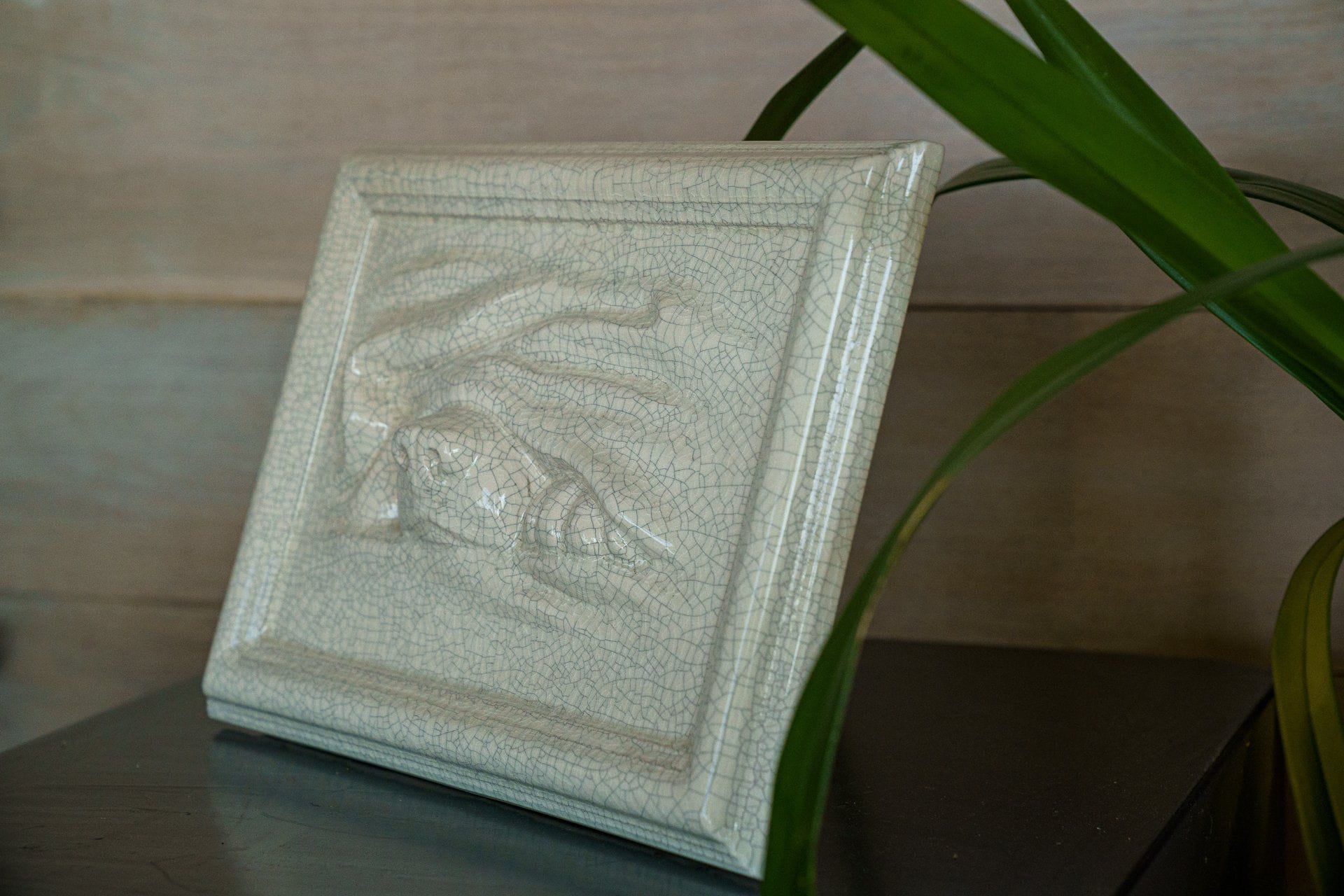 Dog Cremation Urn for Ashes - Craquelure | Ceramic | Handmade Pet Urn - Pulvis Art Urns