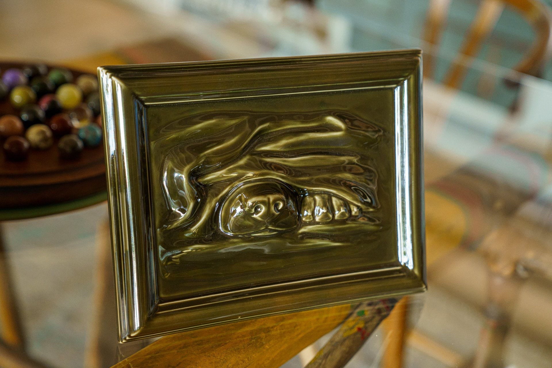 Dog Cremation Urn for Ashes - Dark Matte | Ceramic | Handmade Pet Urn - Pulvis Art Urns