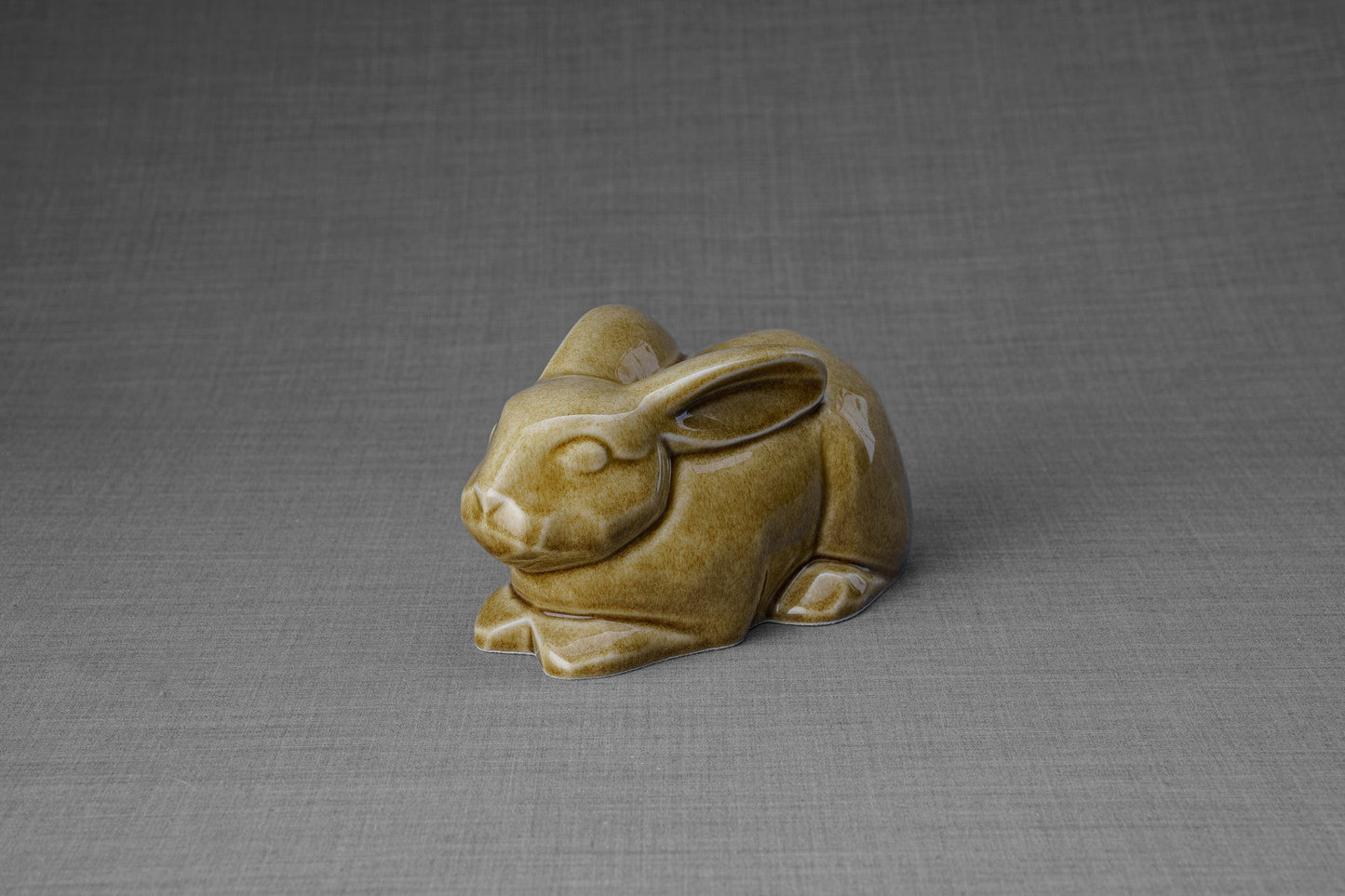 Pulvis Art Urns Pet Urn Rabbit Urn For Ashes - Dark Sand | Ceramic Bunny Urn