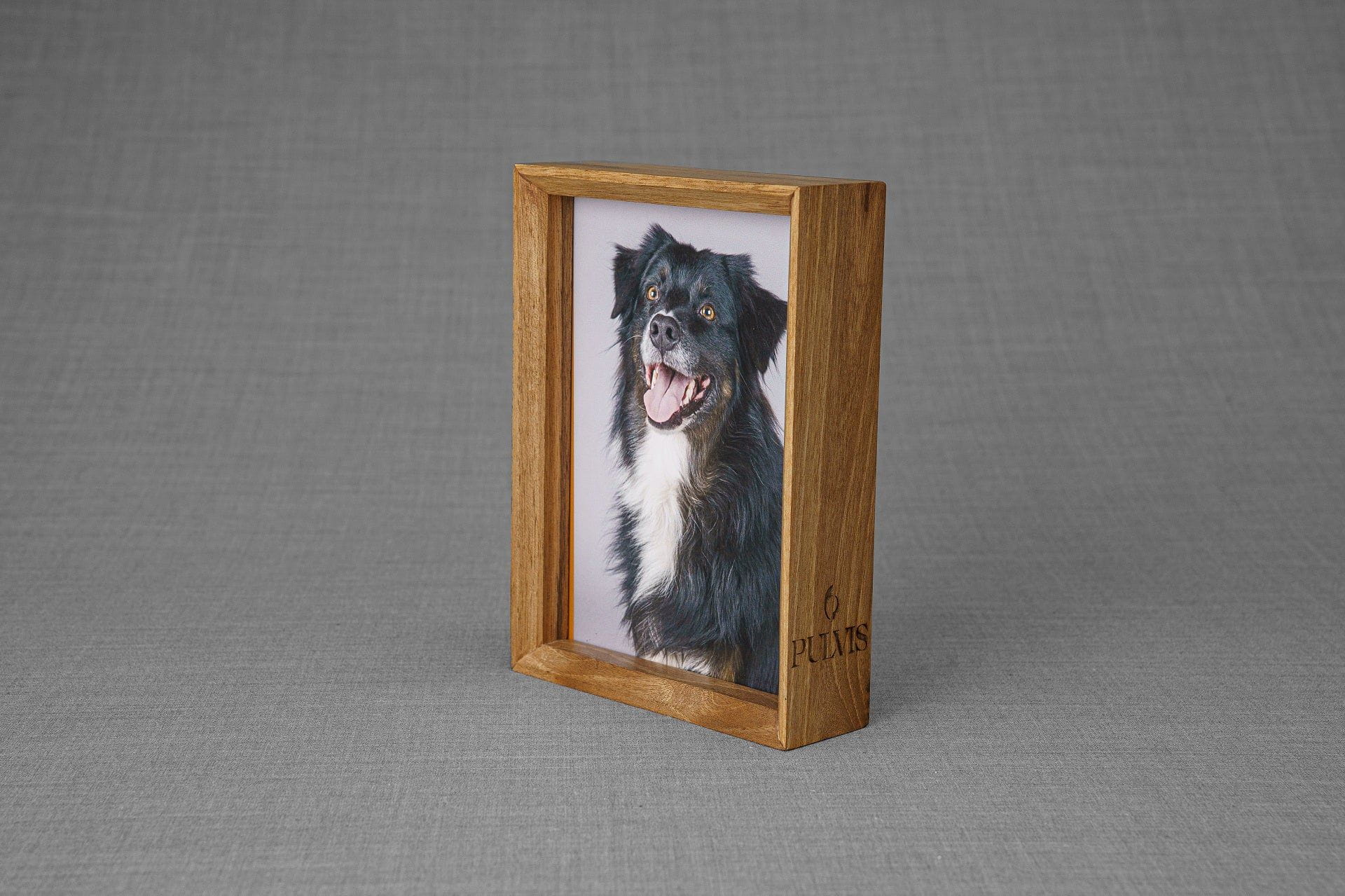 Memorial Picture Frame for Pets - Handmade | Genuine Walnut - Pulvis Art Urns