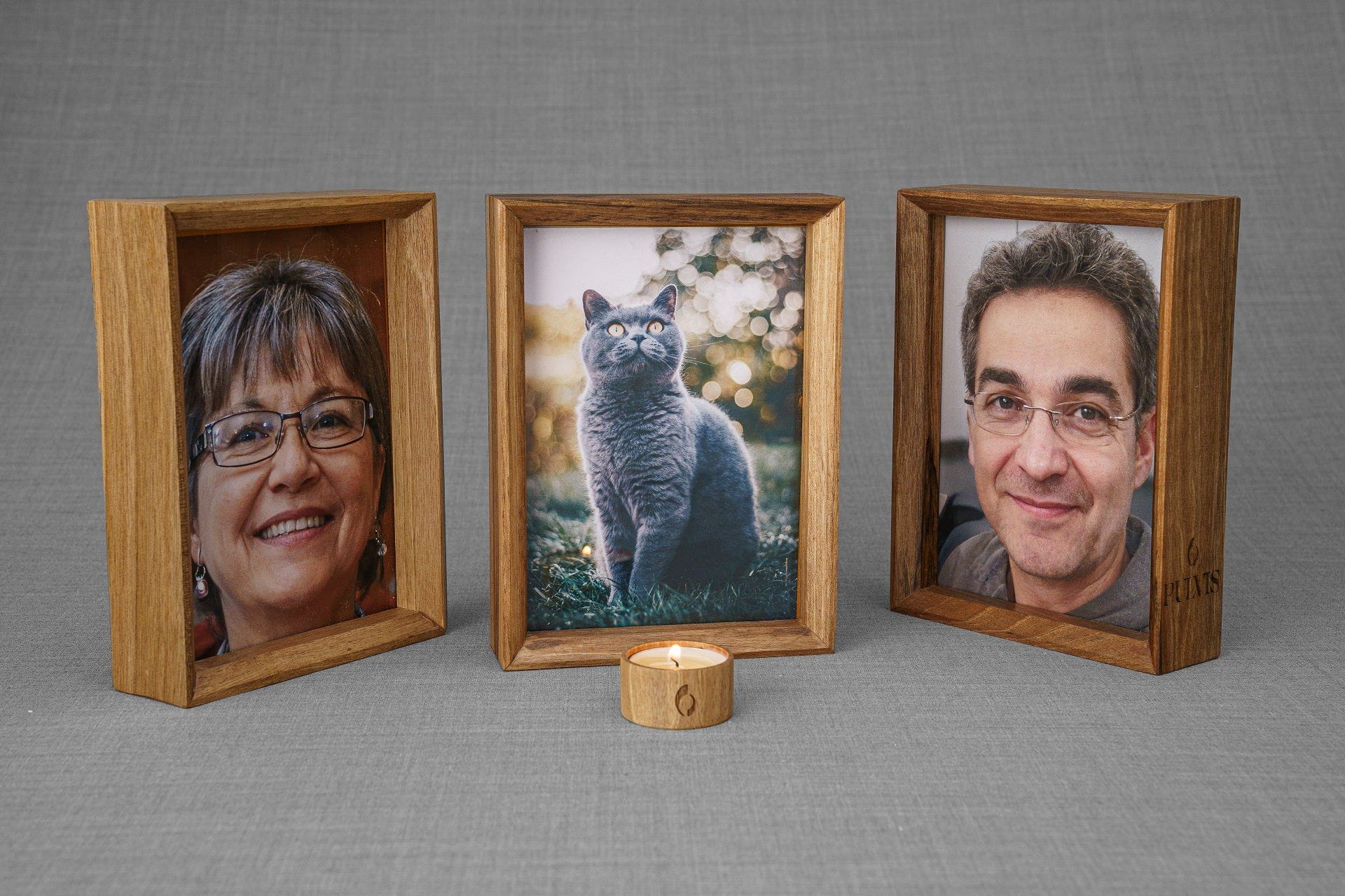 Memorial Picture Frame - Handmade | Genuine Walnut - Pulvis Art Urns