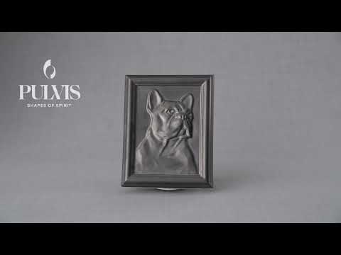 
                  
                    Load and play video in Gallery viewer, French Bulldog Pet Urn - Dark Matte | Ceramic | Handmade
                  
                