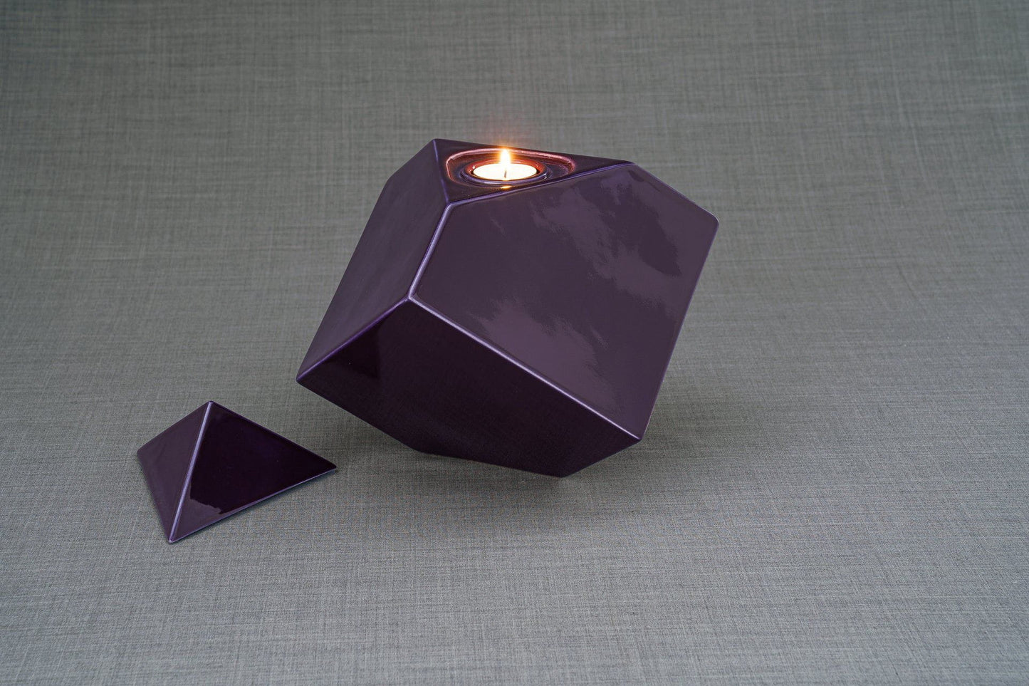 
                  
                    Pulvis Art Urns Adult Size Urn Abstract Cremation Urn for Ashes - Large | Violet | Ceramic
                  
                