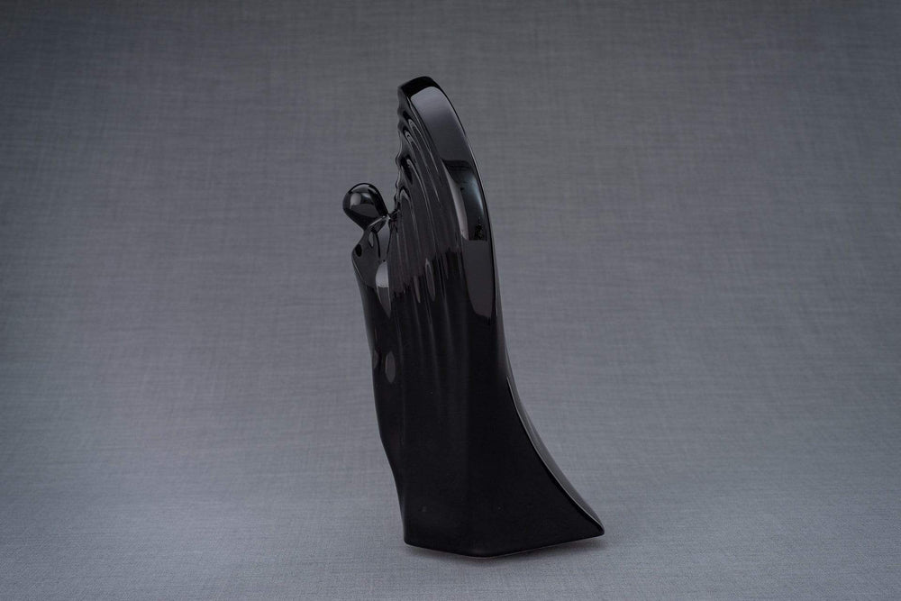 
                  
                    Urna de cremación para cenizas hecha a mano por Guardian, tamaño grande/adulto, color negro de la lámpara-Urnas de arte de Pulvis
                  
                