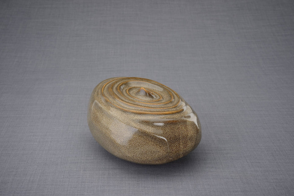 
                  
                    Urna de cremación hecha a mano para cenizas, tamaño adulto/grande, color marrón mélange-Urnas de arte de Pulvis
                  
                