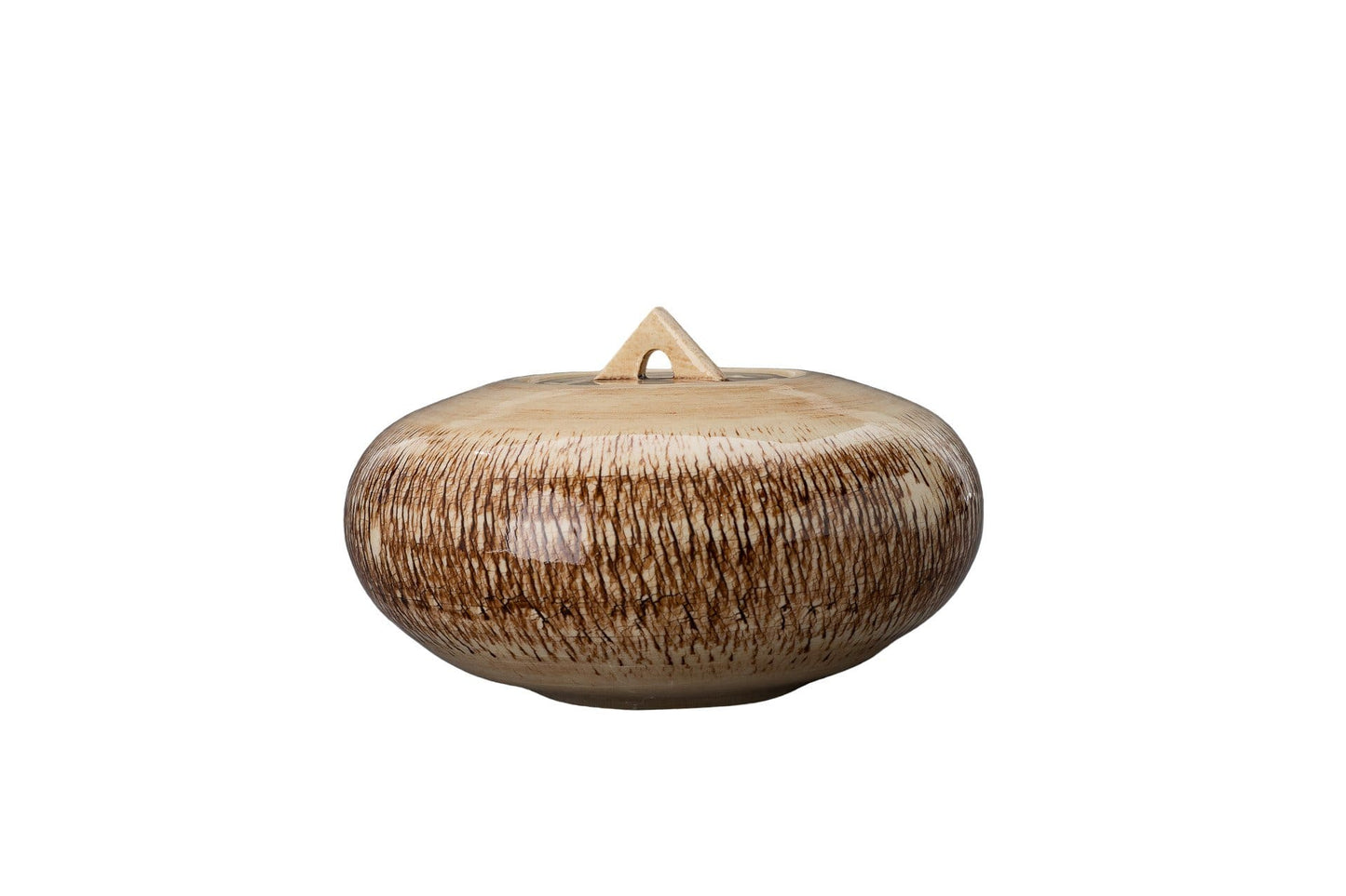 
                  
                    Urna artística de cerámica para cenizas - hecha a mano en un torno de cerámica por Pulvis Art Urns
                  
                