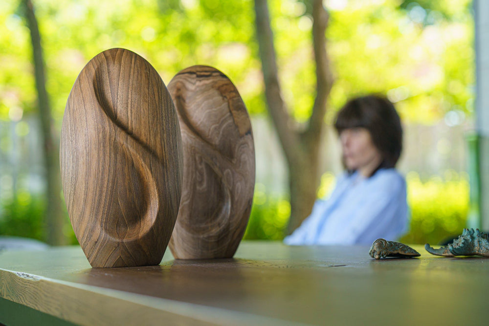 
                  
                    Pulvis Art Urns Adult Size Urn Wooden Urn for Ashes "Eternity" - Genuine Walnut
                  
                