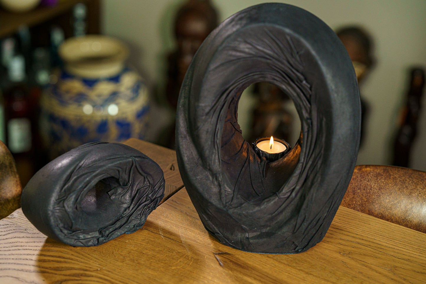 
                  
                    Pulvis Art Urns Exclusive Urn Handmade Cremation Keepsake "The Passage" - Exclusive Leather Edition
                  
                
