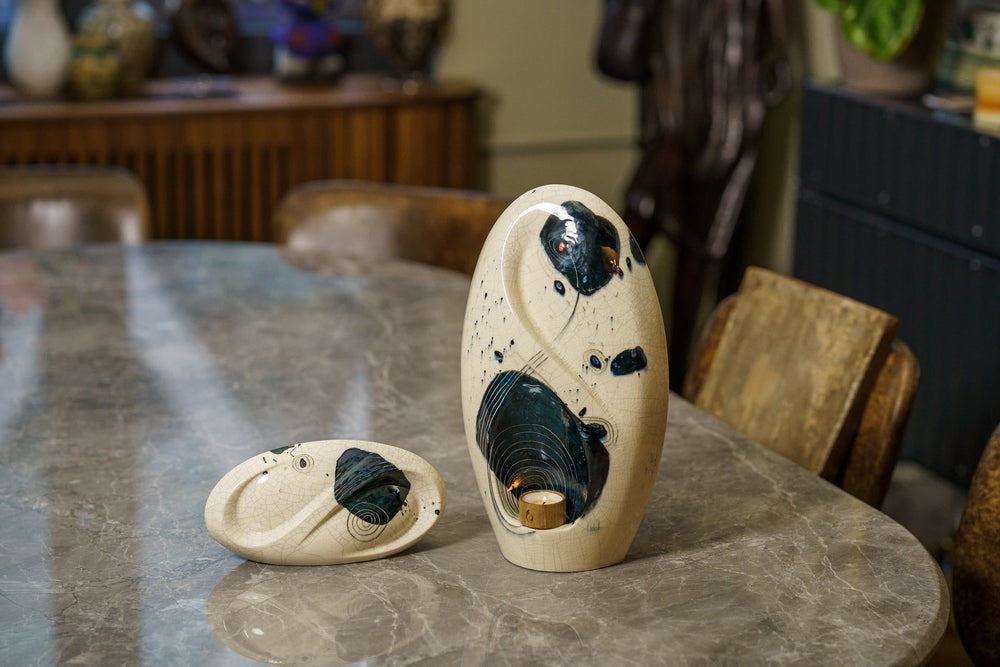 
                  
                    Pulvis Art Urns Exclusive Urn Handmade Decorated Eternity Urn "Galaxy" - Large | Ceramic
                  
                